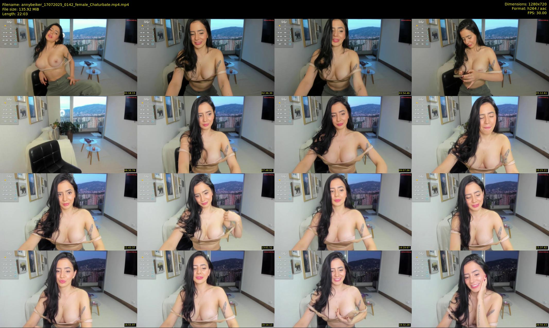 annybeiker — 23 minute Chaturbate female cam show recording, 720p, Jul 17, 2025