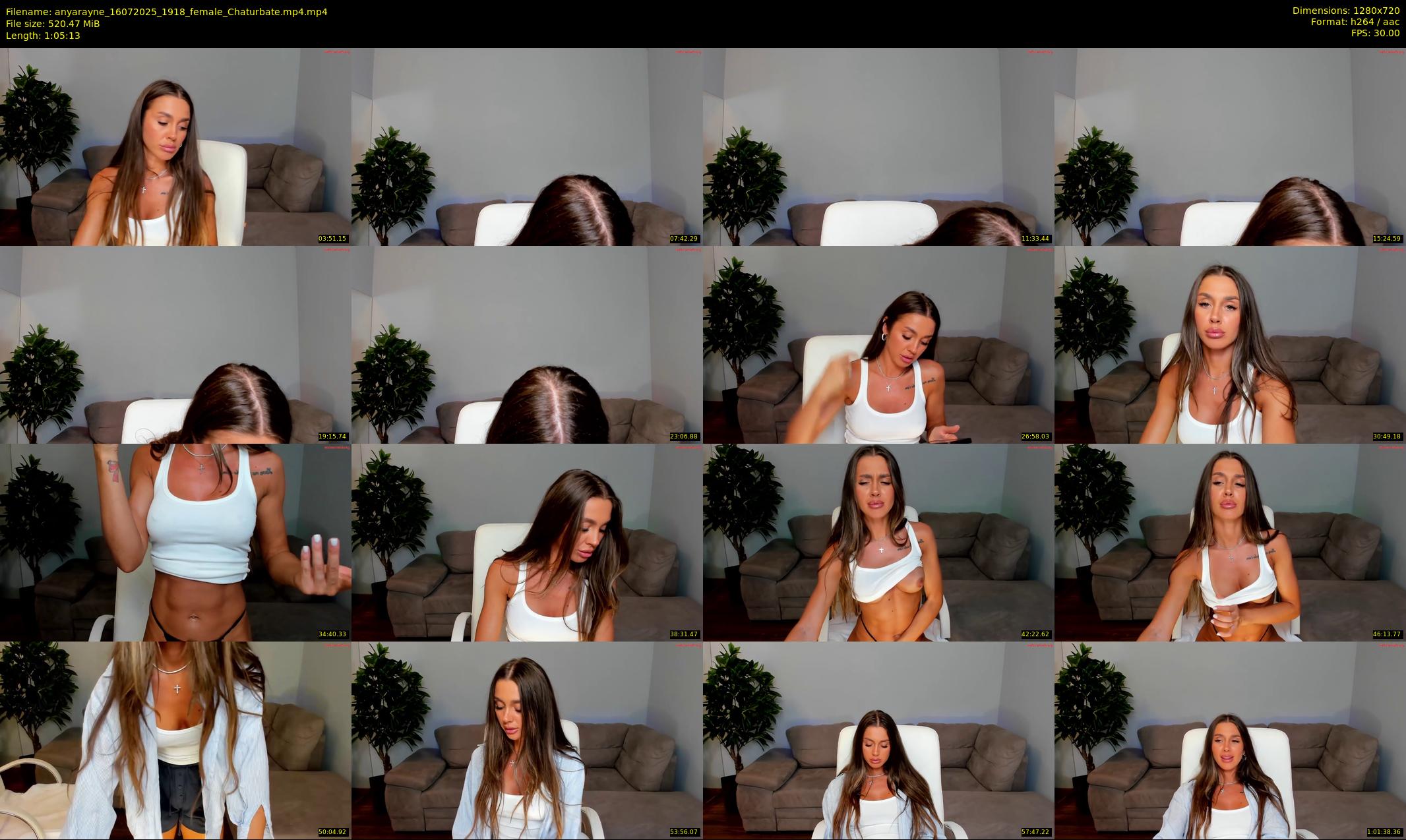 anyarayne — 66 minute Chaturbate female cam show recording, 720p, Jul 16, 2025