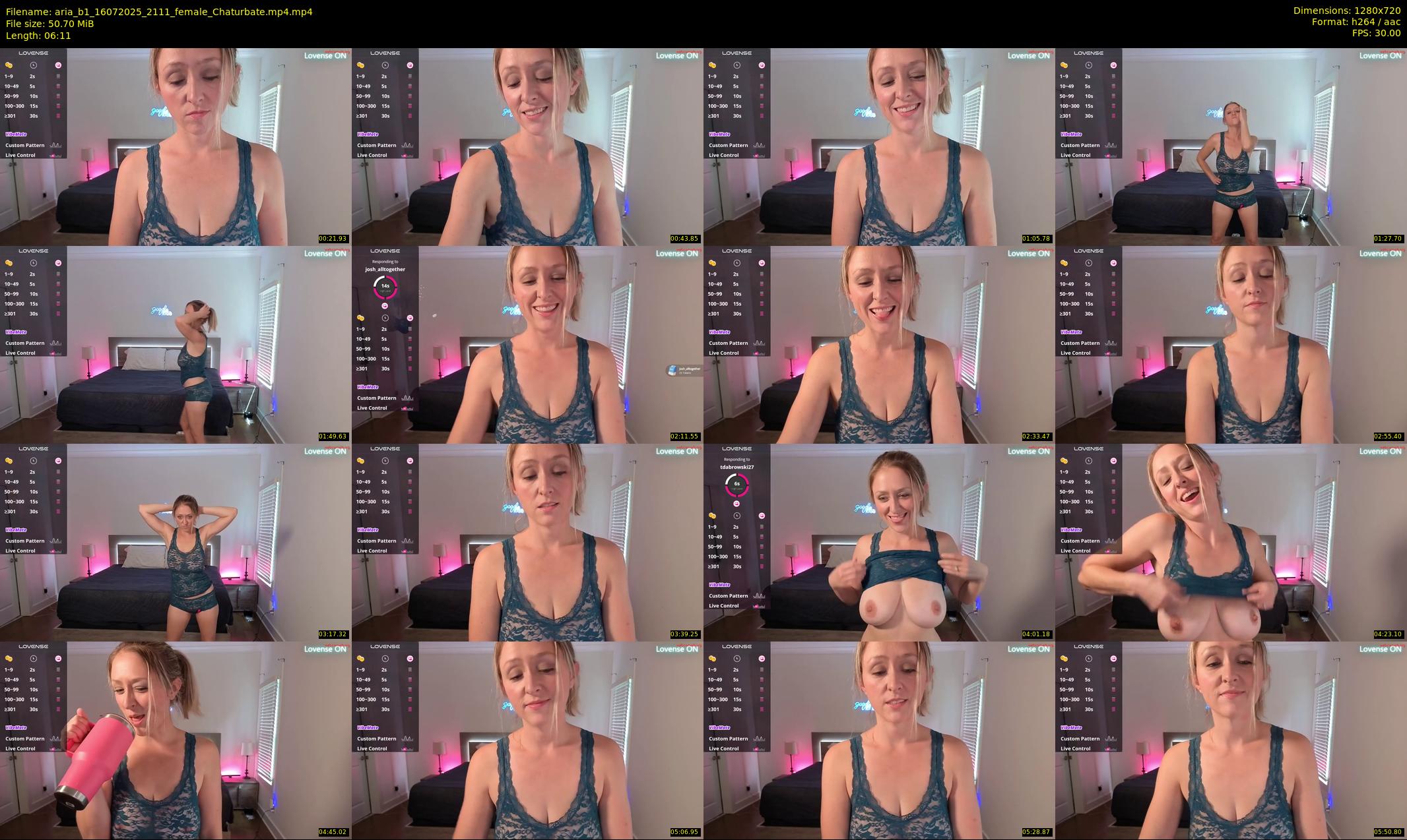 aria_b1 — 7 minute Chaturbate female cam show recording, 720p, Jul 16, 2025