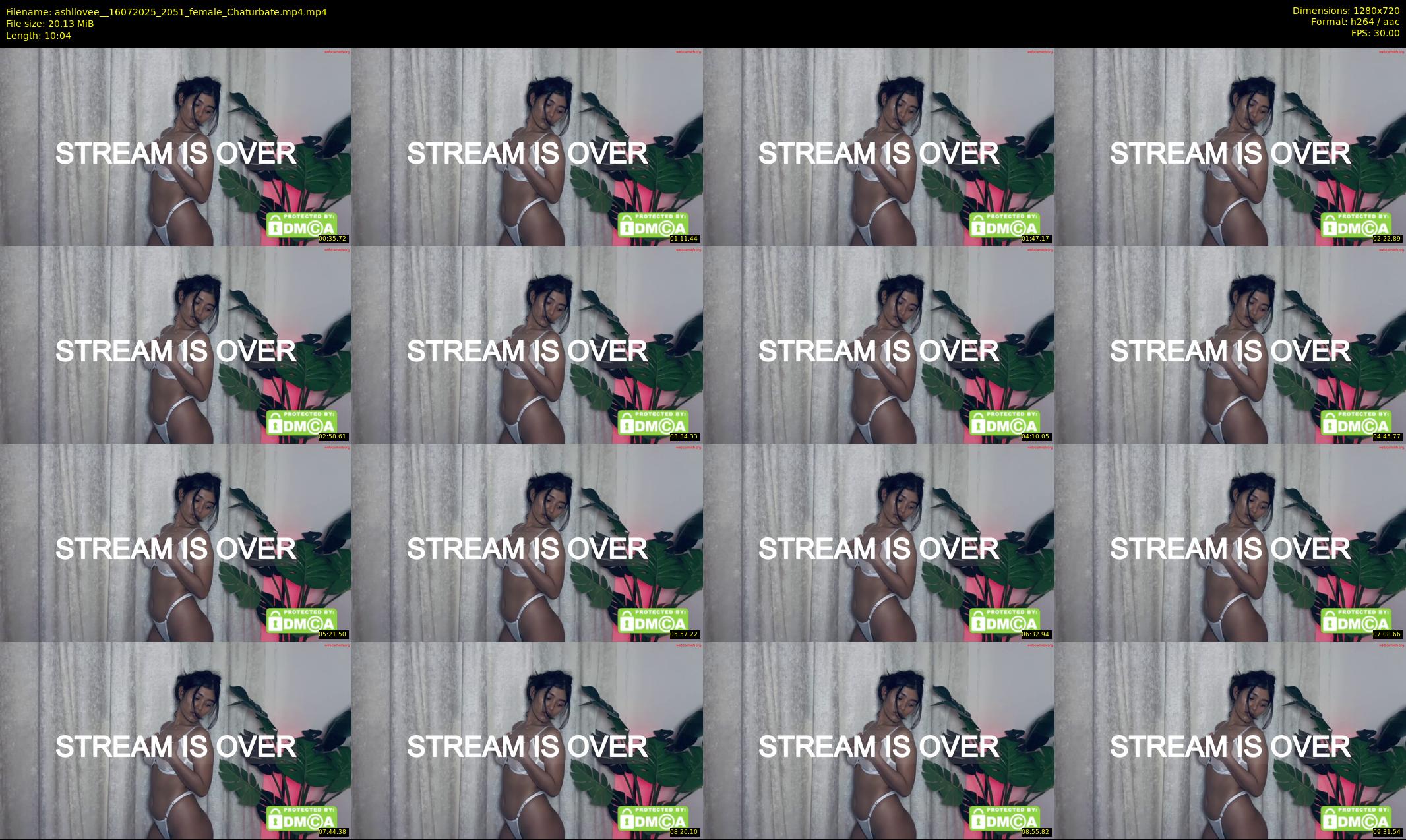 ashllovee_ — 11 minute Chaturbate female cam show recording, 720p, Jul 16, 2025