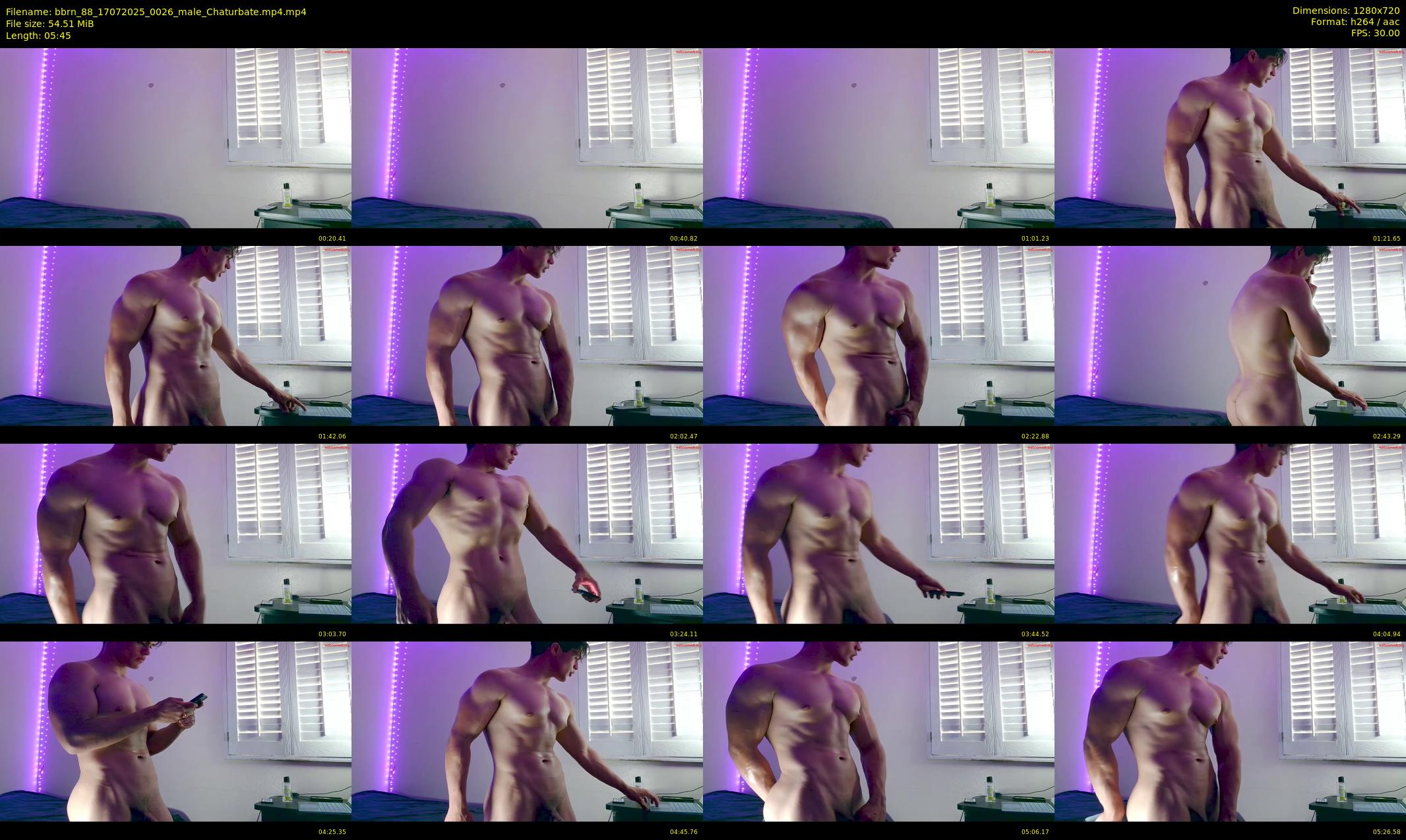 bbrn_88 — 6 minute Chaturbate male cam show recording, 720p, Jul 17, 2025
