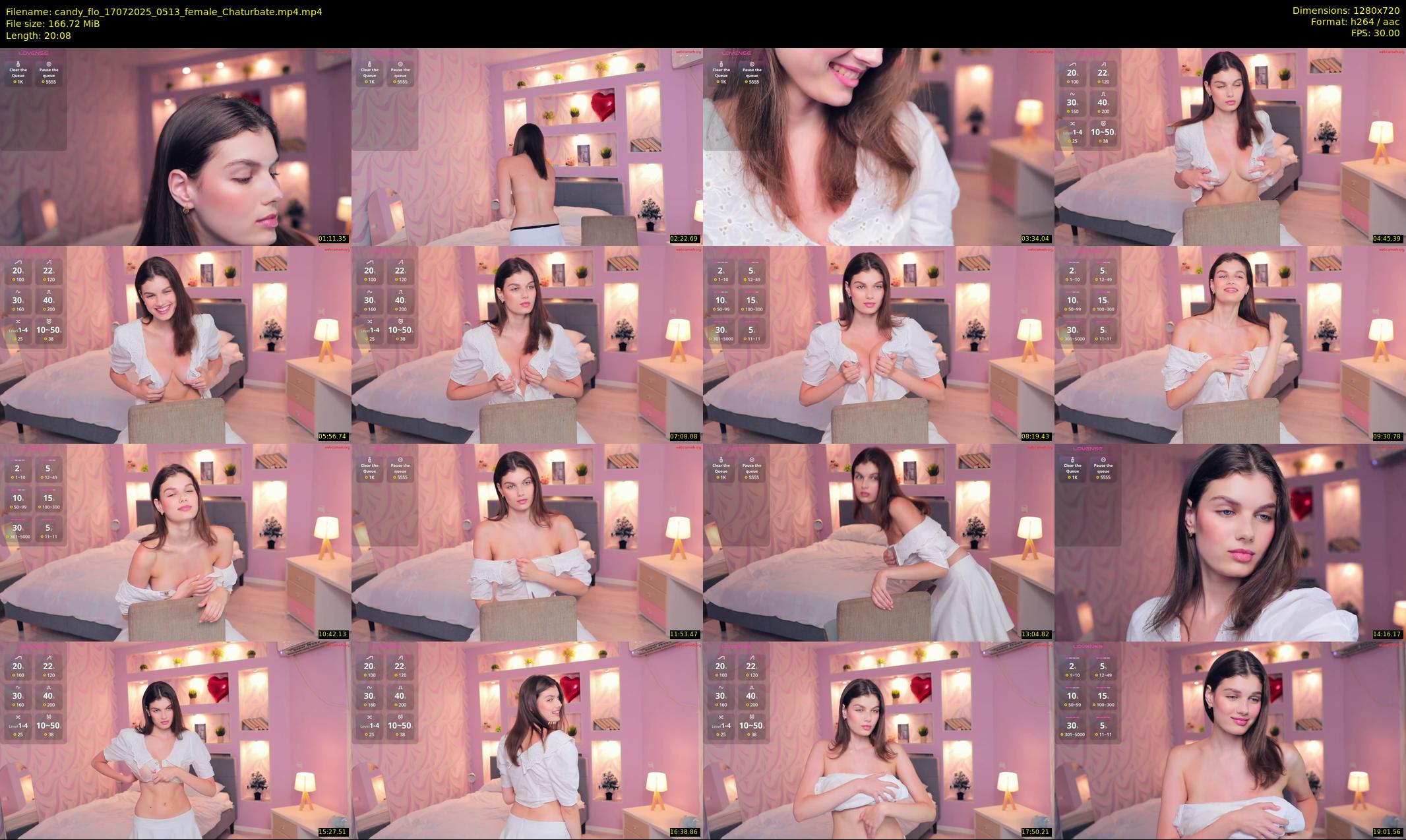 candy_flo — 21 minute Chaturbate female cam show recording, 720p, Jul 17, 2025