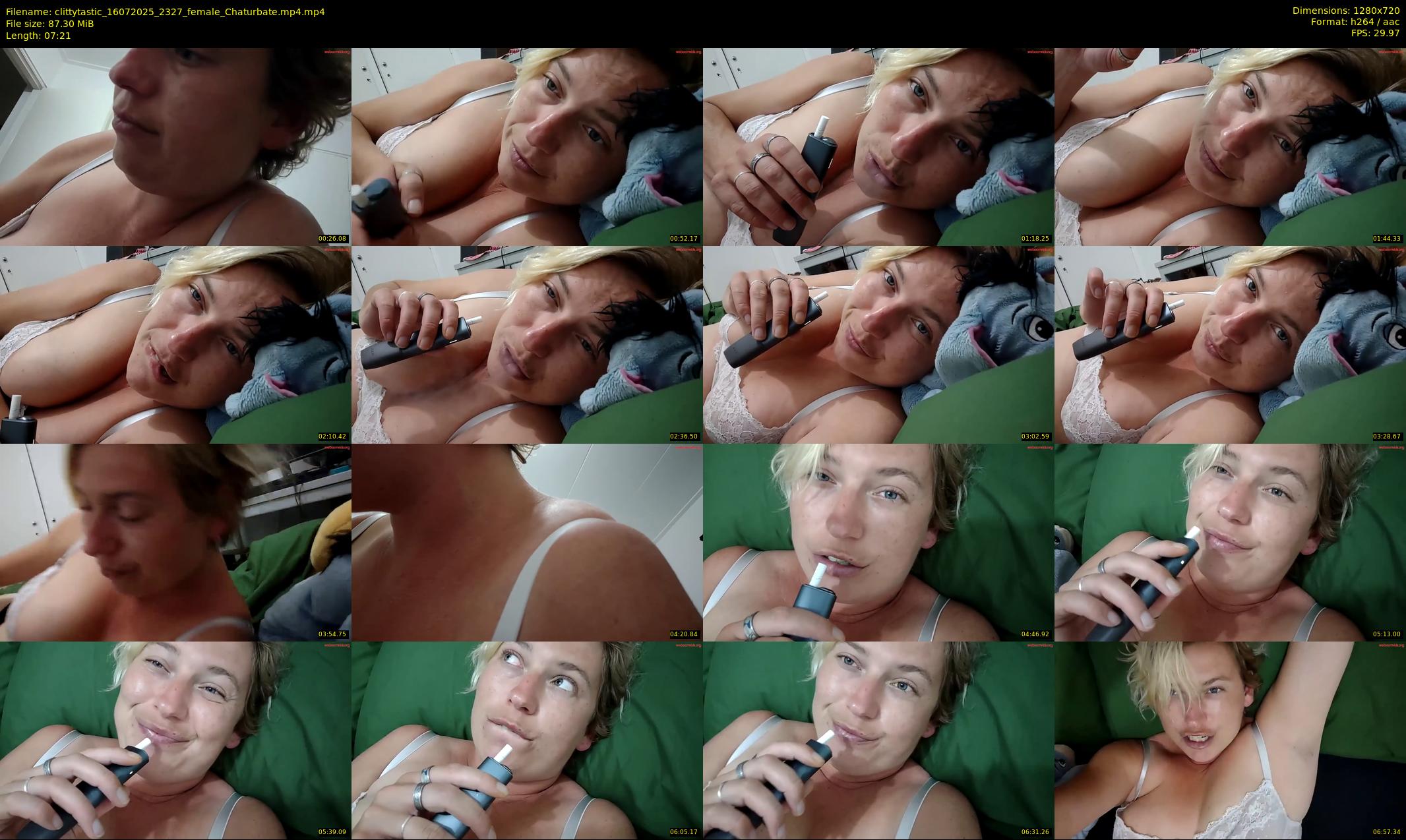 clittytastic — 8 minute Chaturbate female cam show recording, 720p, Jul 16, 2025