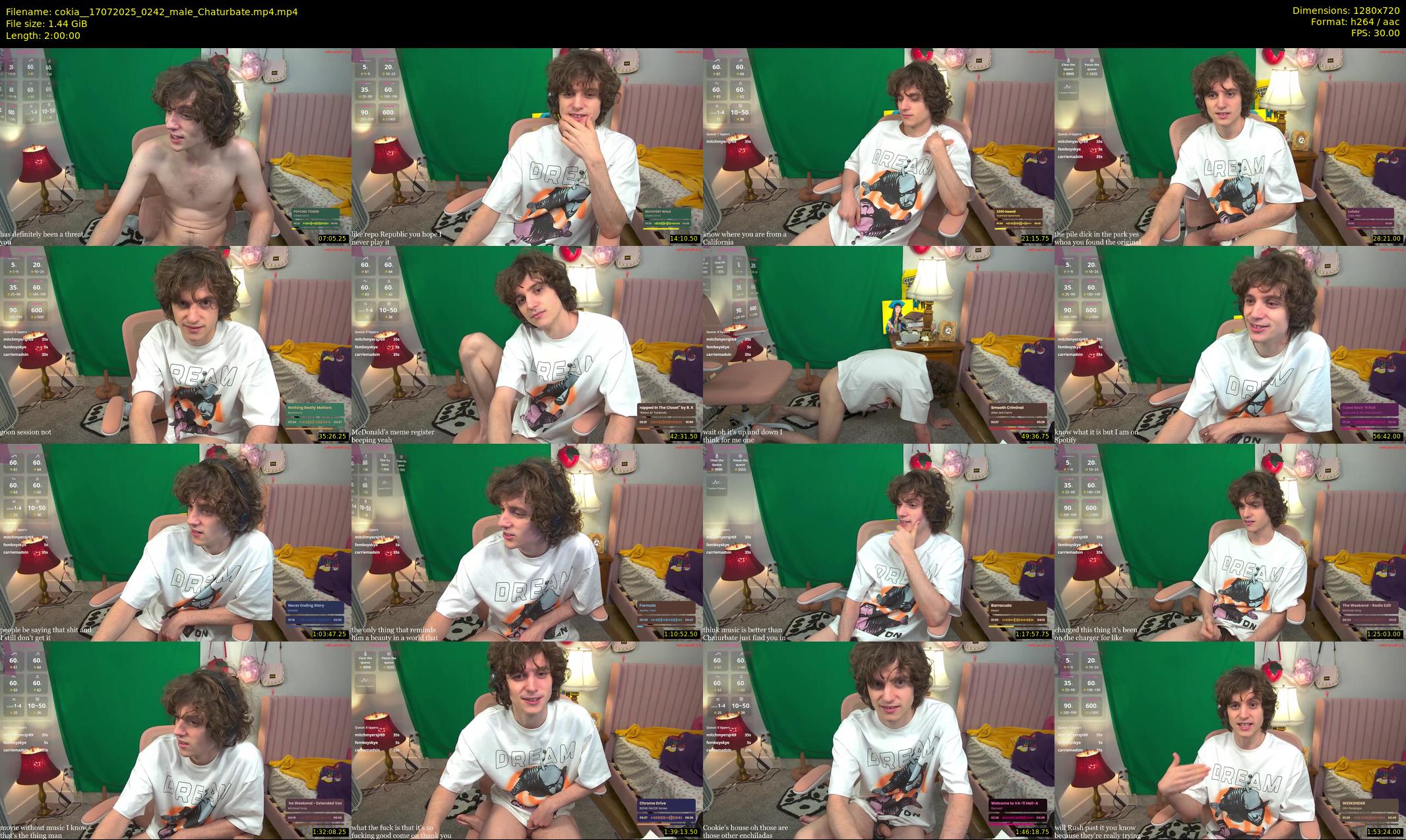 cokia_ — 120 minute Chaturbate male cam show recording, 720p, Jul 17, 2025