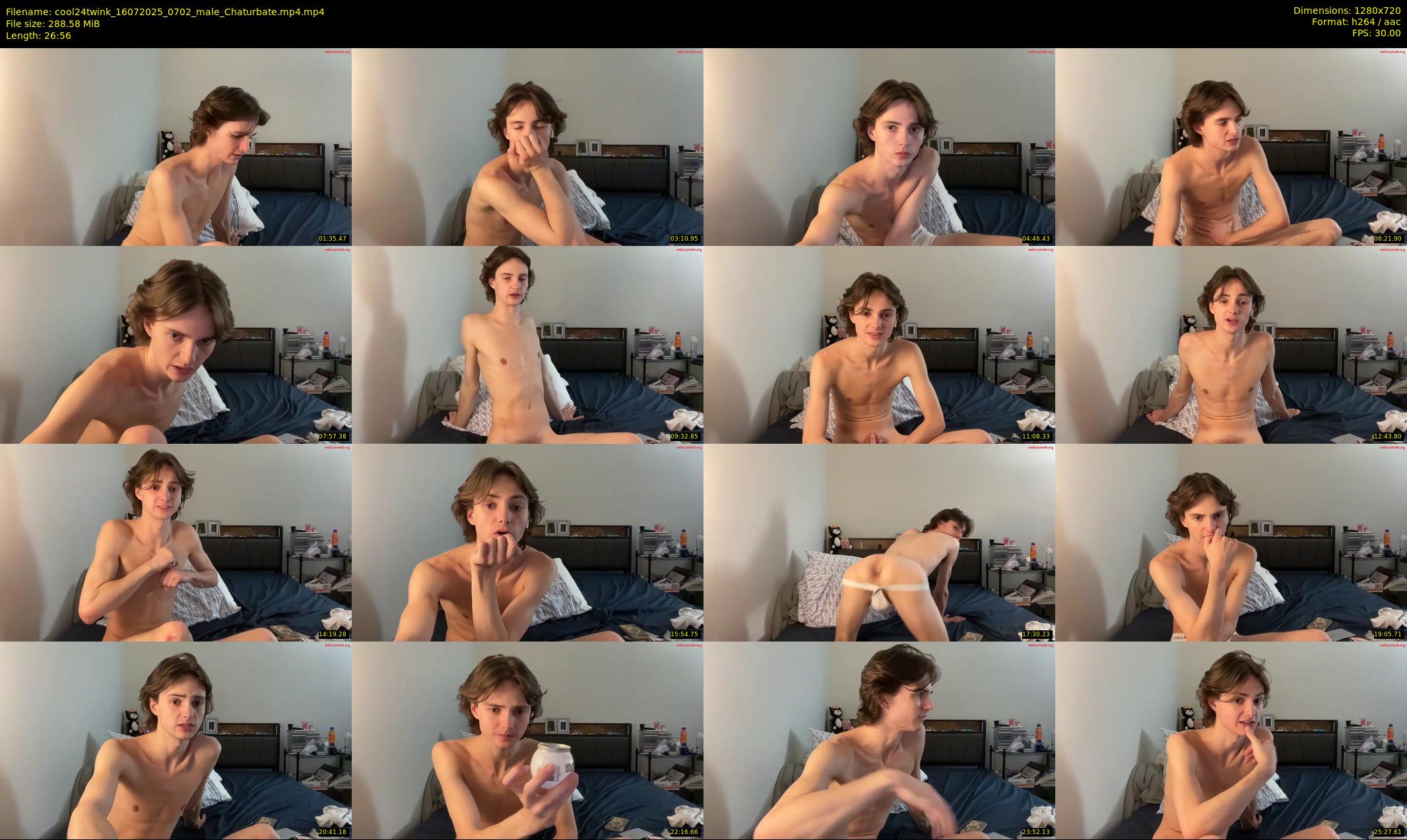 cool24twink — 27 minute Chaturbate male cam show recording, 720p, Jul 16, 2025