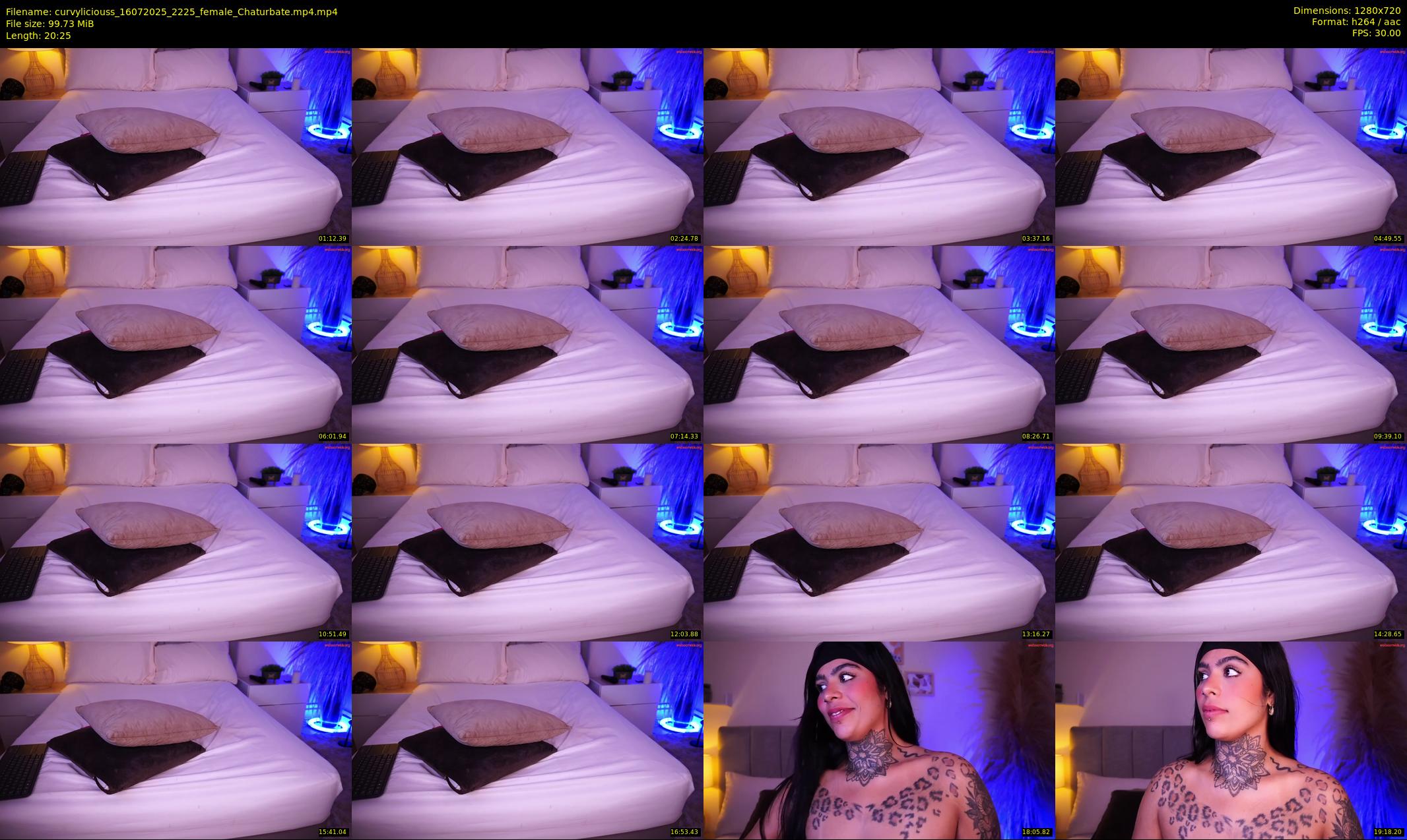 curvyliciouss — 21 minute Chaturbate female cam show recording, 720p, Jul 16, 2025