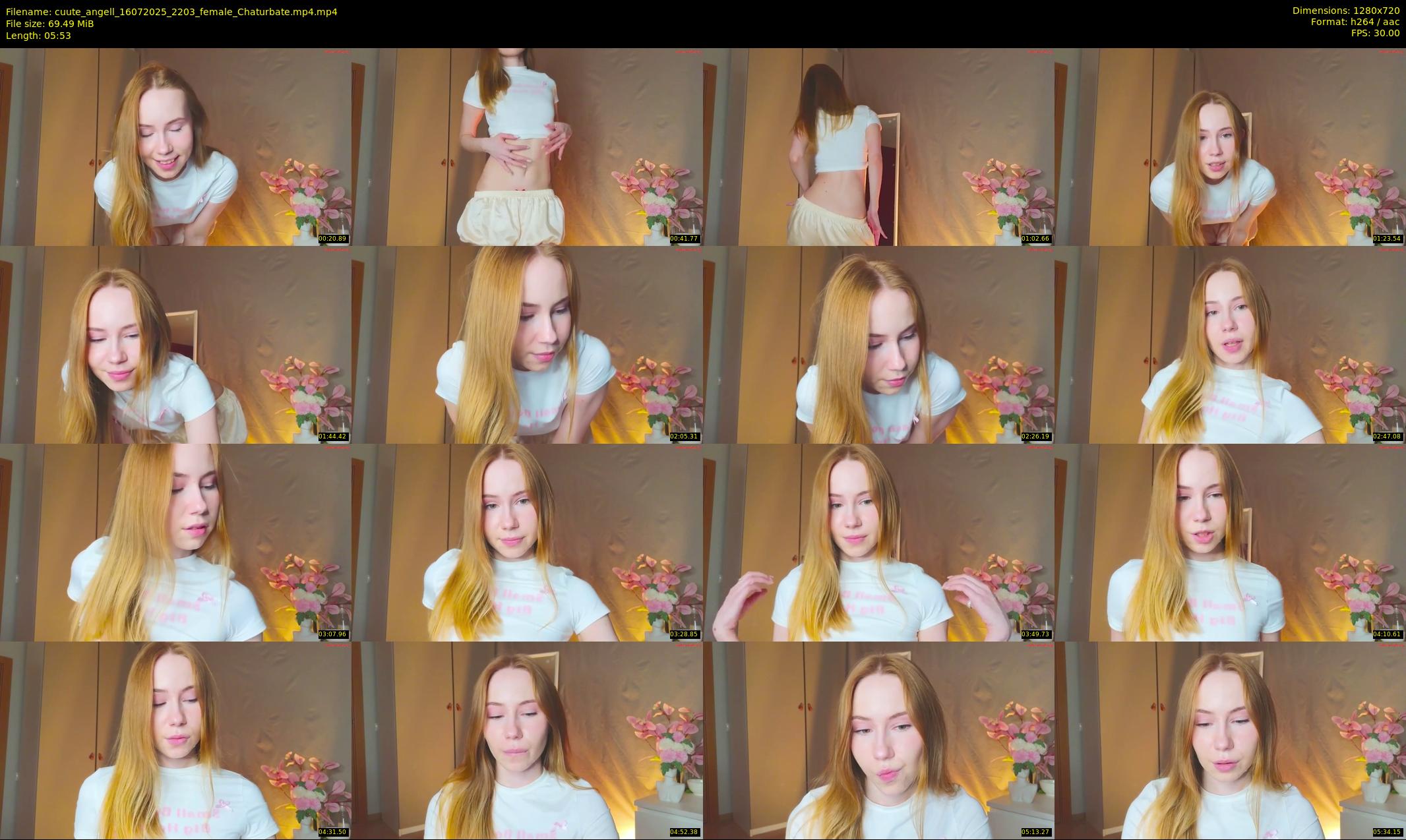 cuute_angell — 6 minute Chaturbate female cam show recording, 720p, Jul 16, 2025