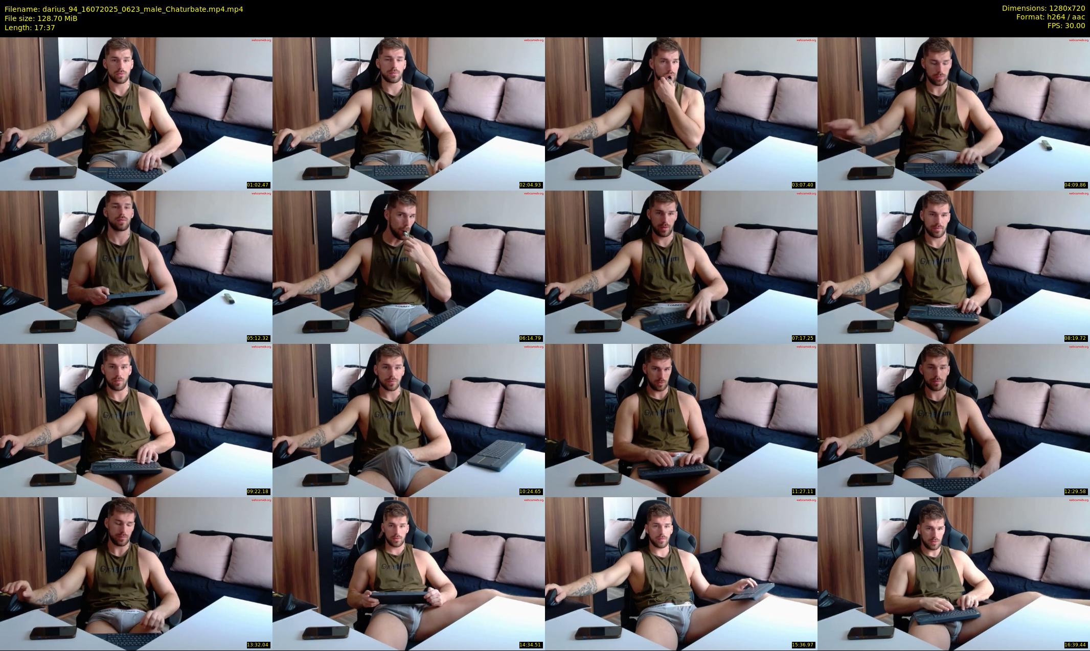 darius_94 — 18 minute Chaturbate male cam show recording, 720p, Jul 16, 2025