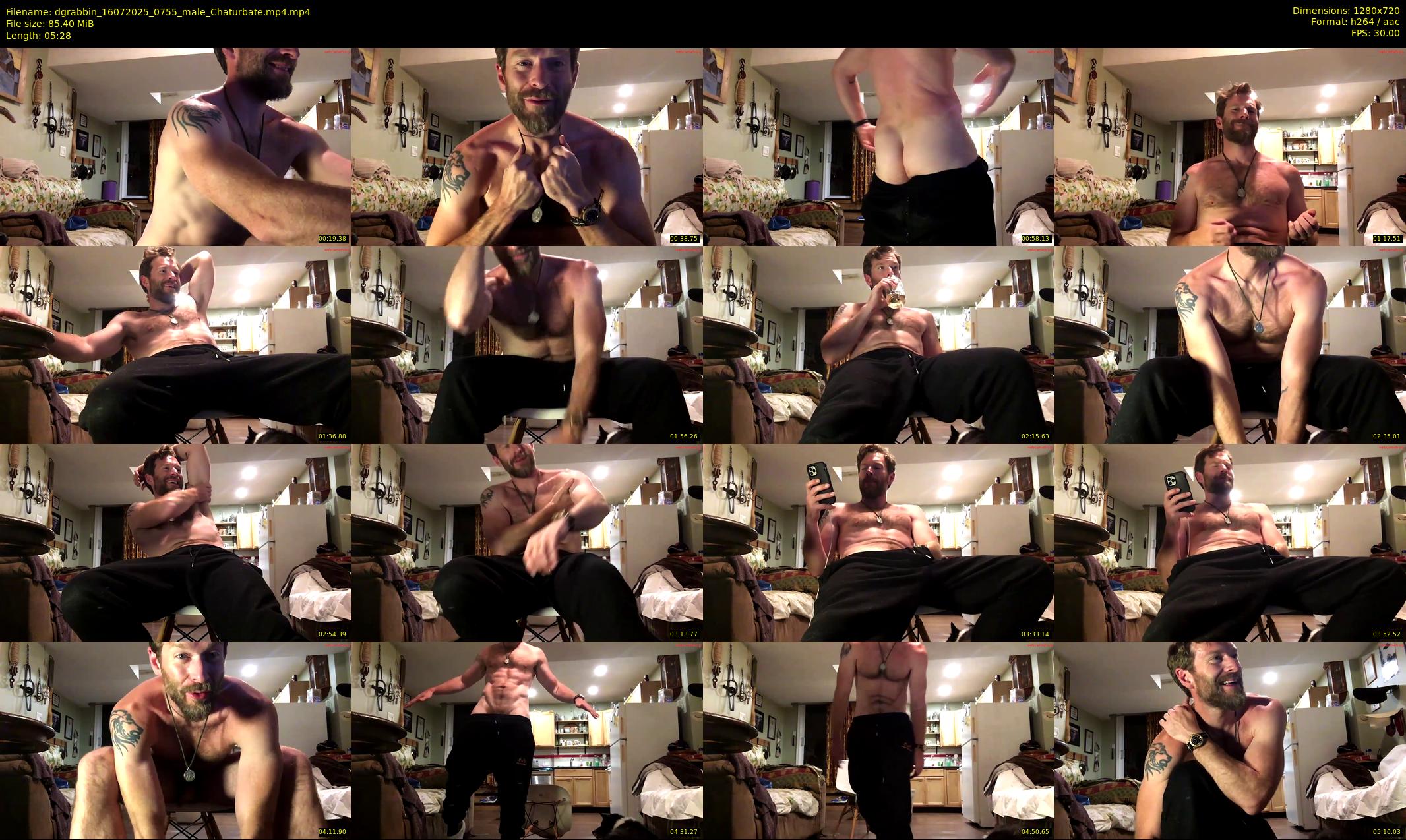 dgrabbin — 6 minute Chaturbate male cam show recording, 720p, Jul 16, 2025