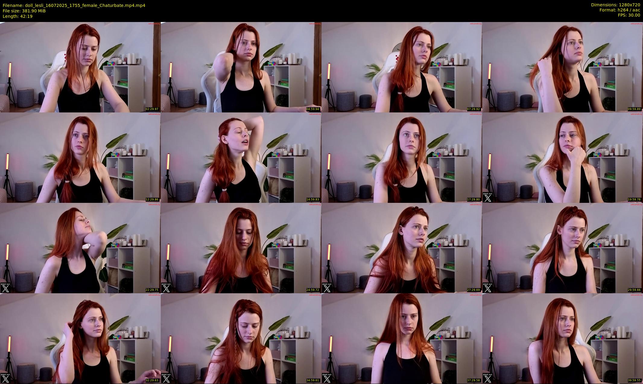 doll_lesli — 43 minute Chaturbate female cam show recording, 720p, Jul 16, 2025