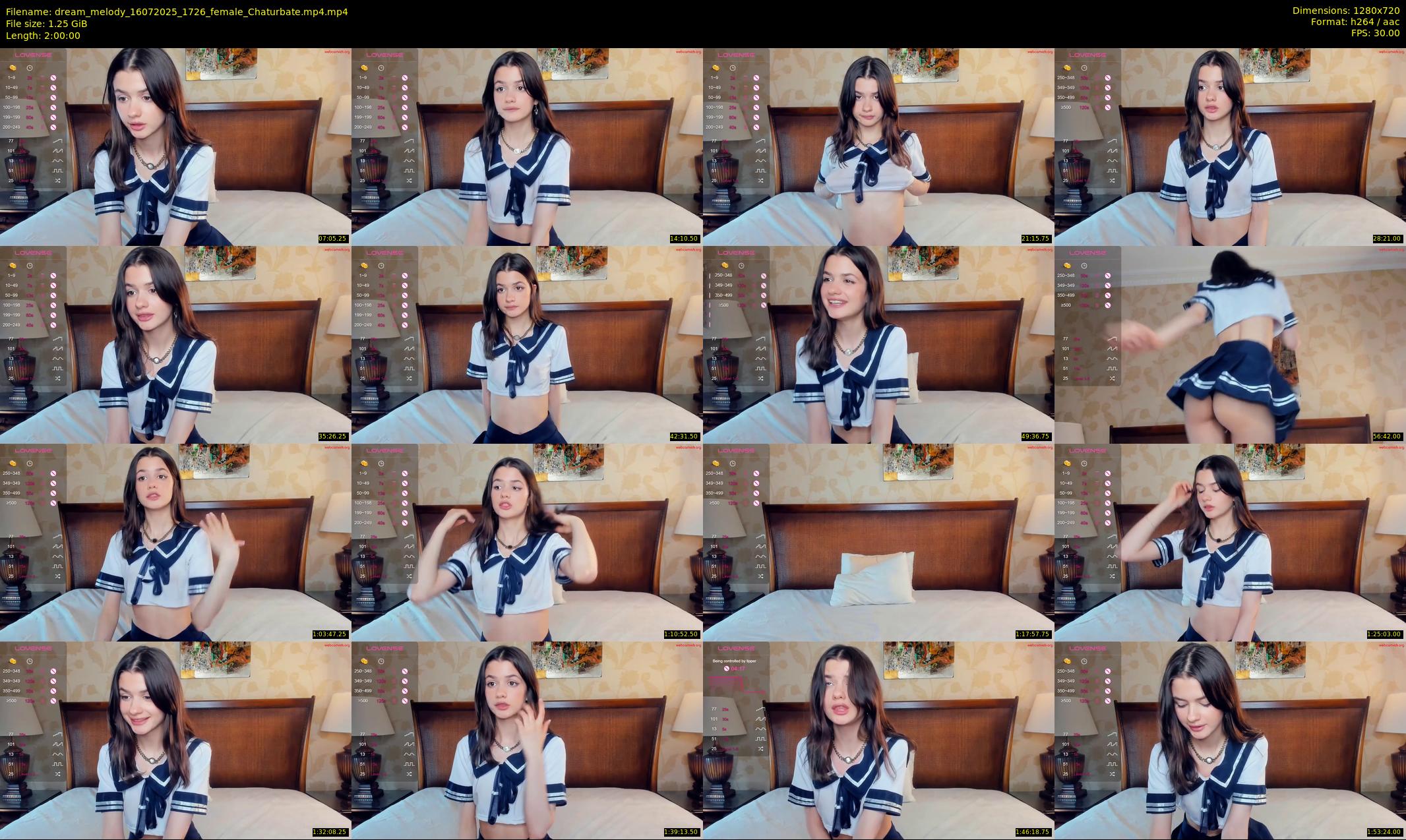 dream_melody — 120 minute Chaturbate female cam show recording, 720p, Jul 16, 2025