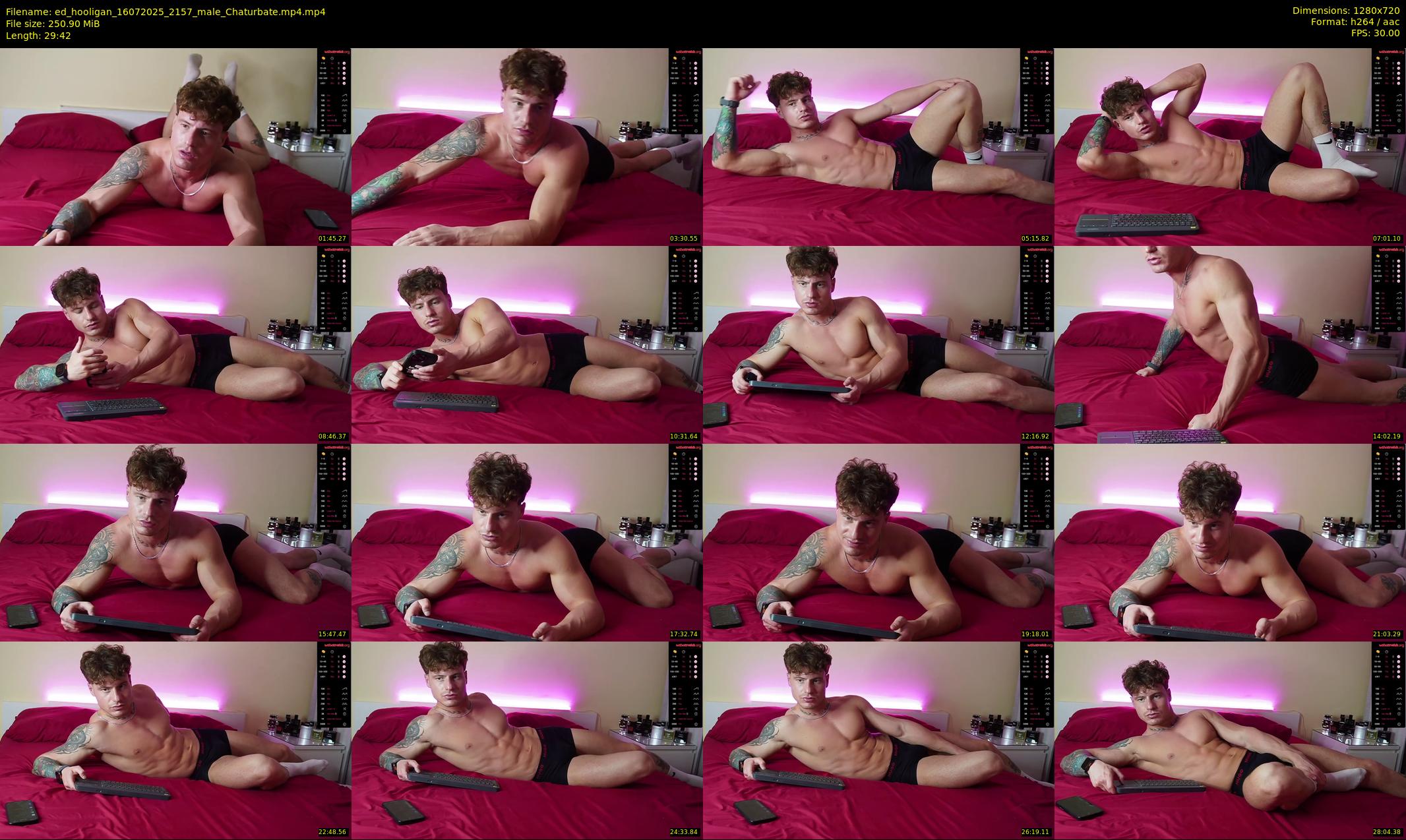 ed_hooligan — 30 minute Chaturbate male cam show recording, 720p, Jul 16, 2025
