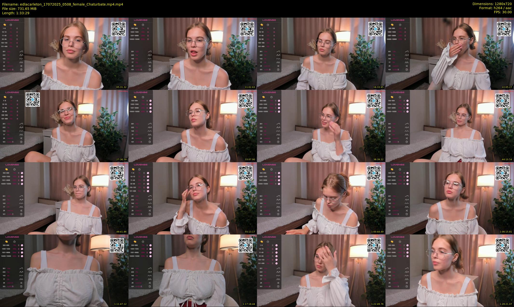 edlacarleton — 94 minute Chaturbate female cam show recording, 720p, Jul 17, 2025