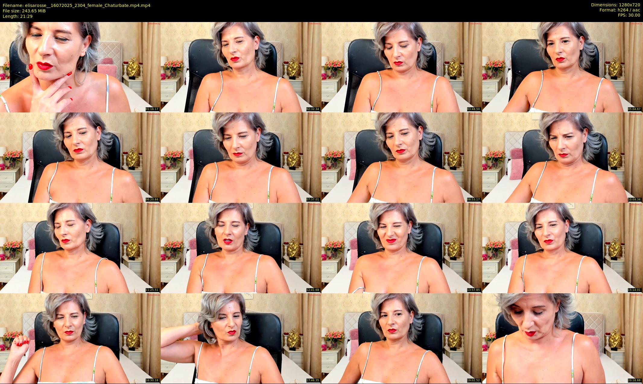 elisarosse_ — 22 minute Chaturbate female cam show recording, 720p, Jul 16, 2025