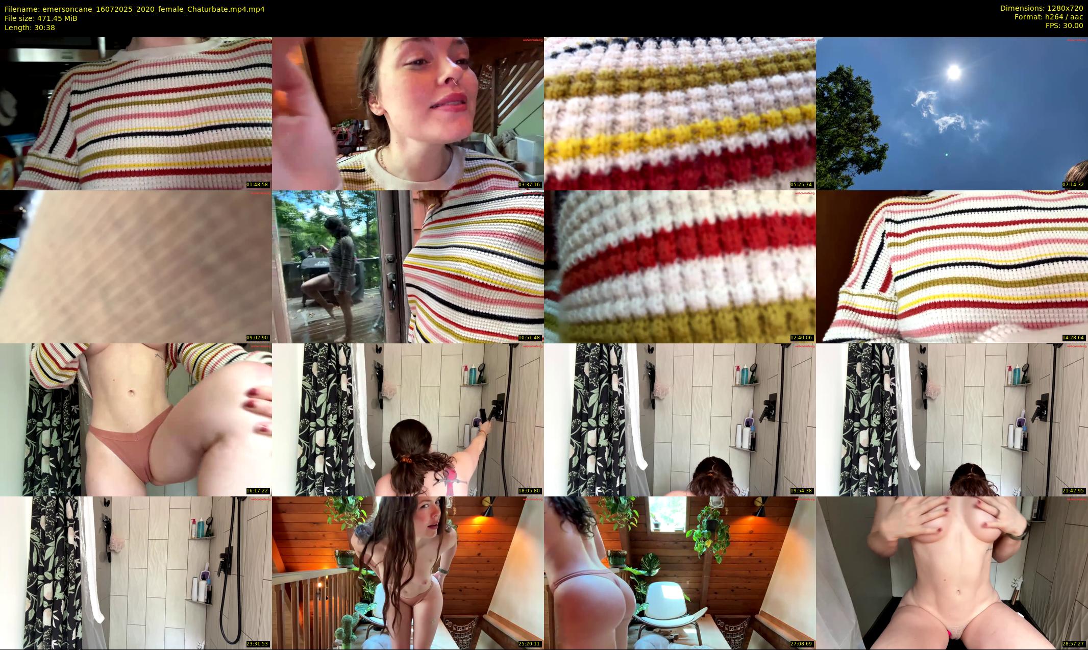 emersoncane — 31 minute Chaturbate female cam show recording, 720p, Jul 16, 2025