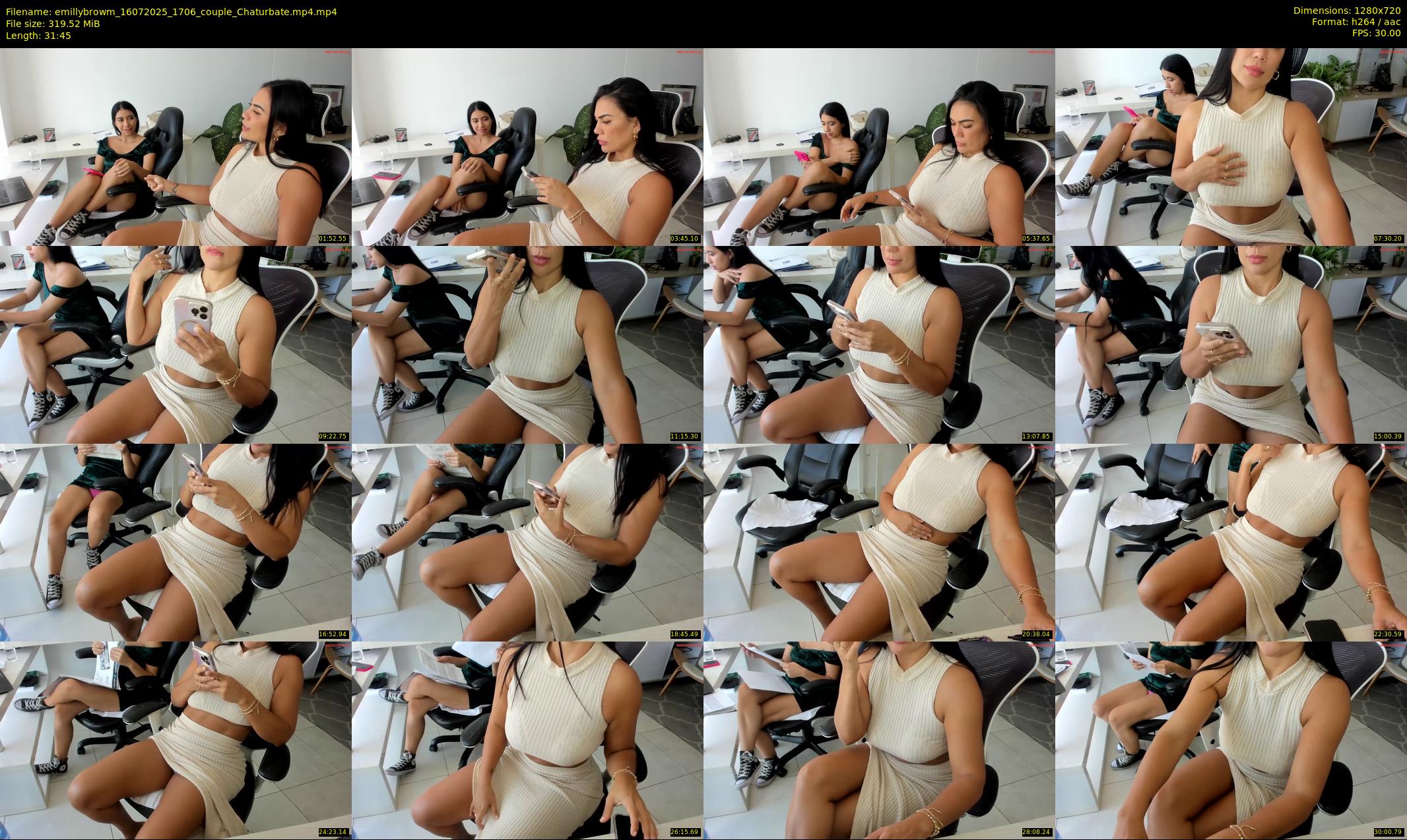 emillybrowm — 32 minute Chaturbate couple cam show recording, 720p, Jul 16, 2025