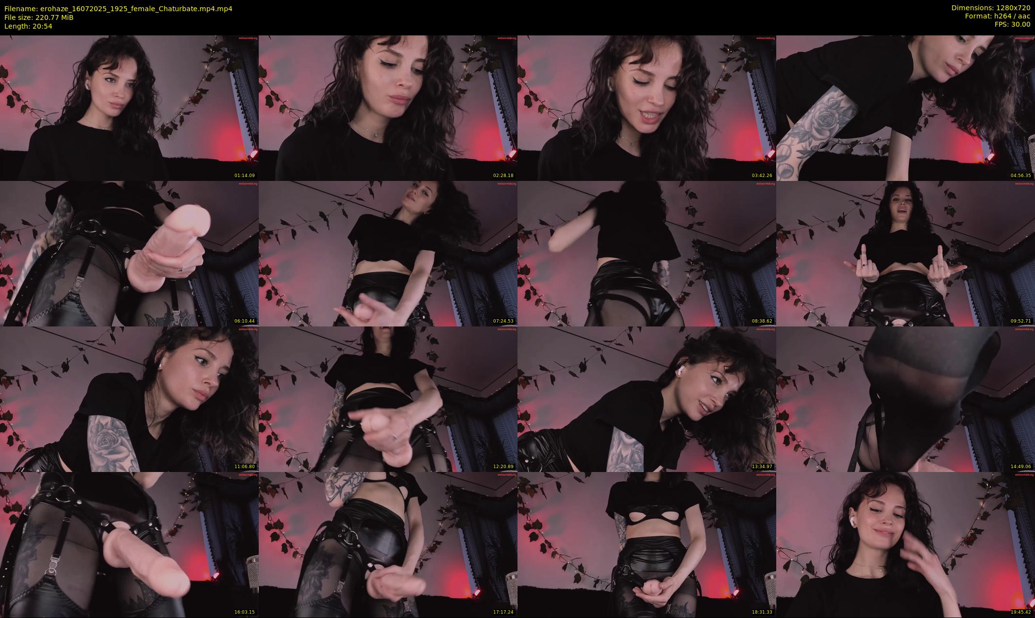 erohaze — 21 minute Chaturbate female cam show recording, 720p, Jul 16, 2025