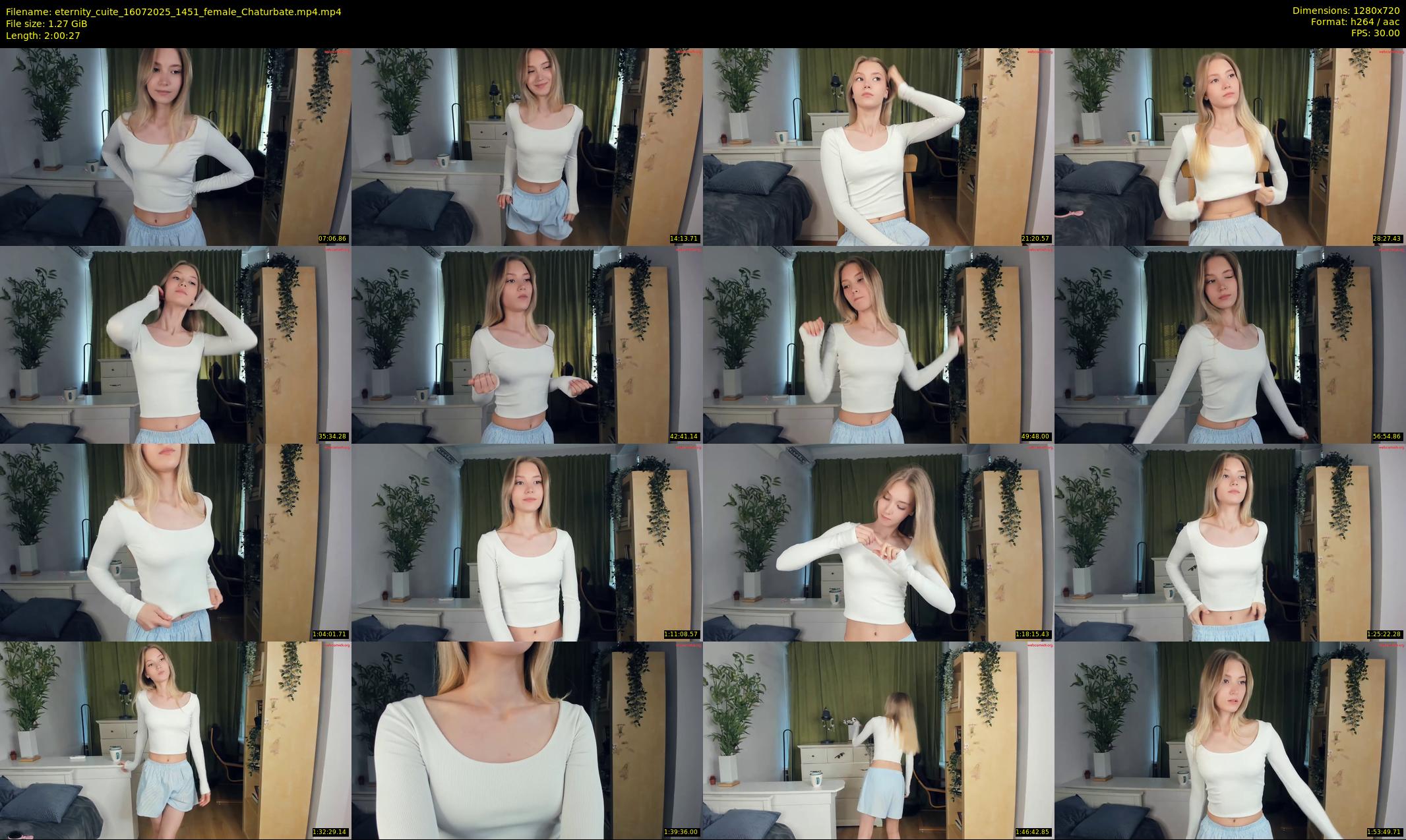 eternity_cuite — 121 minute Chaturbate female cam show recording, 720p, Jul 16, 2025