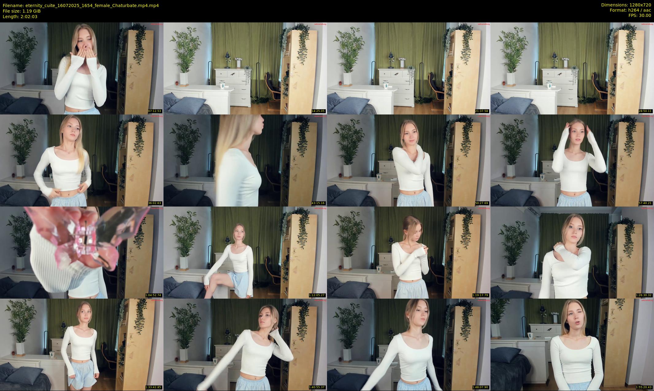 eternity_cuite — 123 minute Chaturbate female cam show recording, 720p, Jul 16, 2025