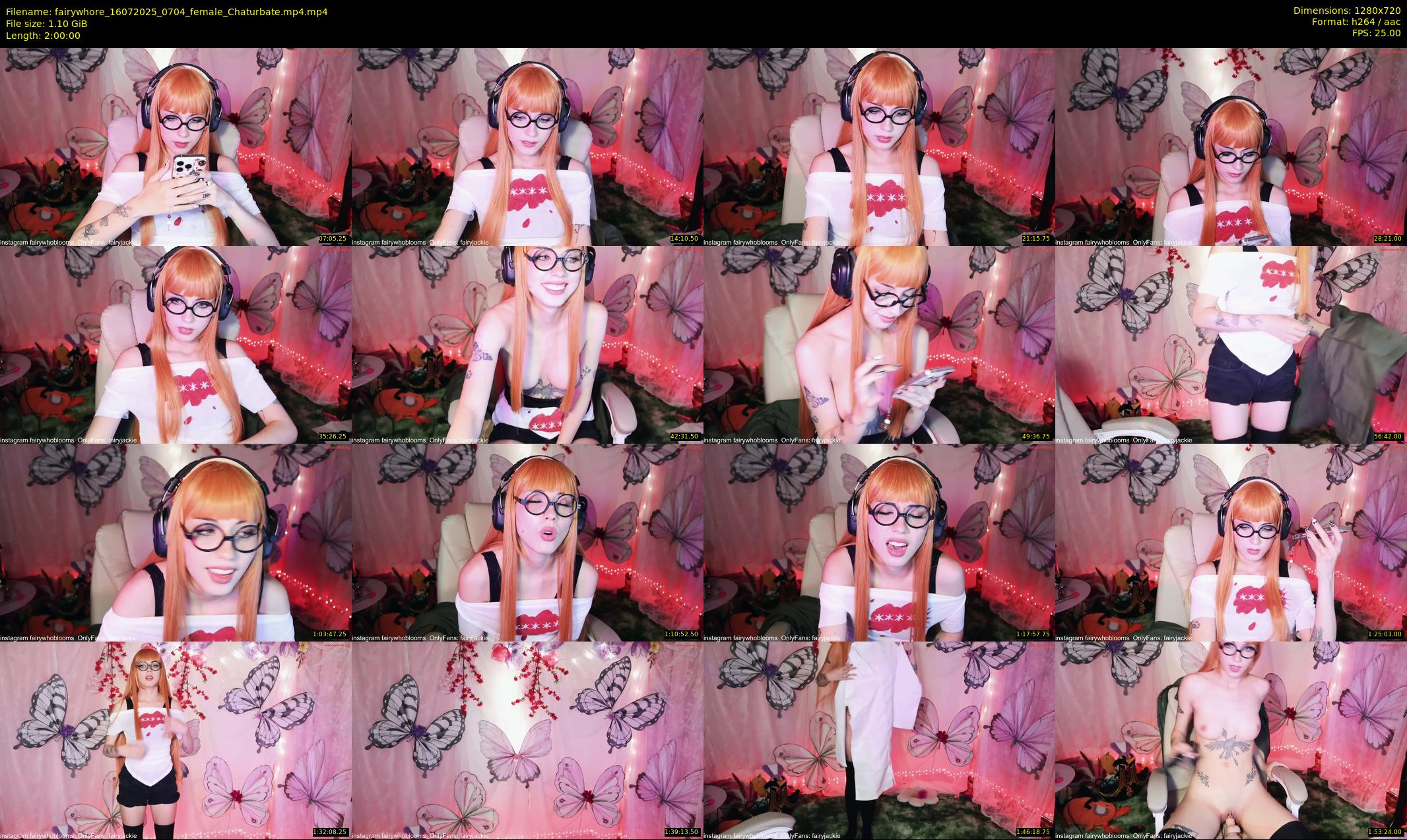 fairywhore — 120 minute Chaturbate female cam show recording, 720p, Jul 16, 2025