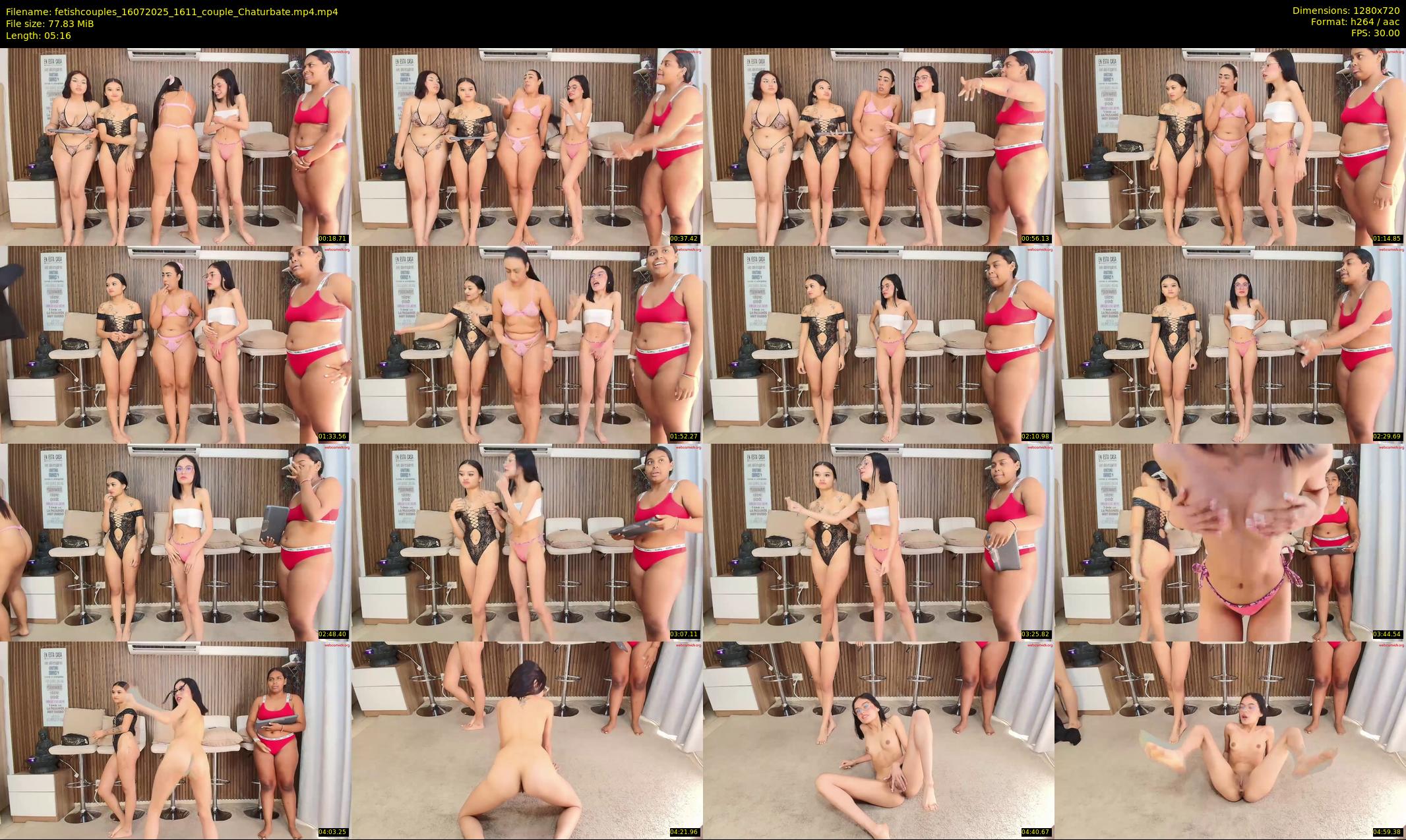 fetishcouples — 6 minute Chaturbate couple cam show recording, 720p, Jul 16, 2025