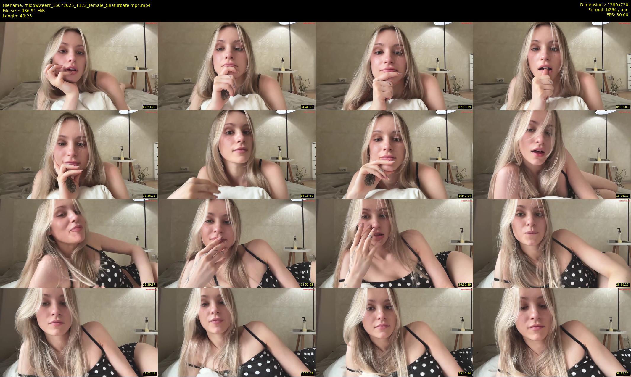 fflloowweerr — 41 minute Chaturbate couple cam show recording, 720p, Jul 16, 2025