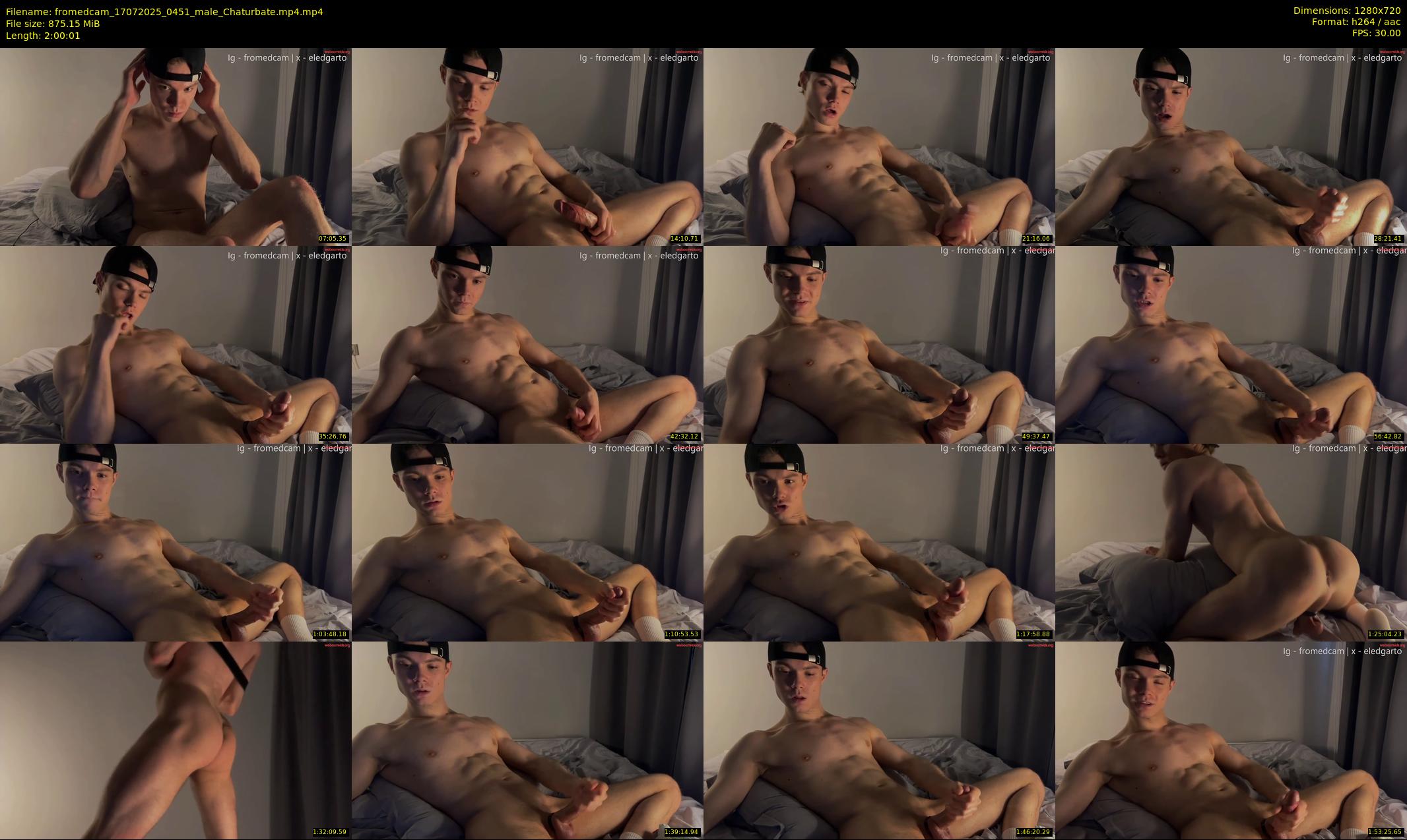 fromedcam — 121 minute Chaturbate male cam show recording, 720p, Jul 17, 2025