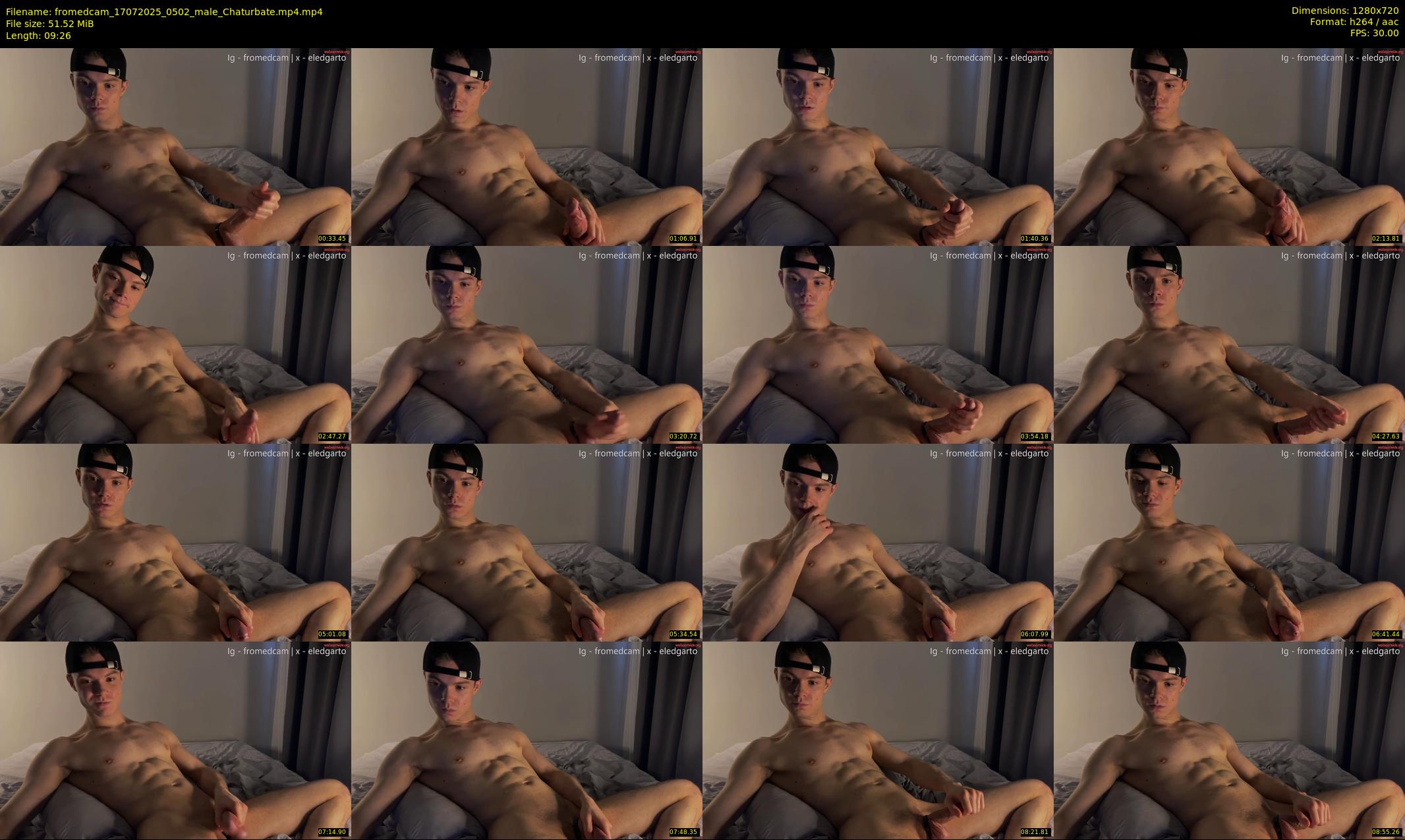 fromedcam — 10 minute Chaturbate male cam show recording, 720p, Jul 17, 2025
