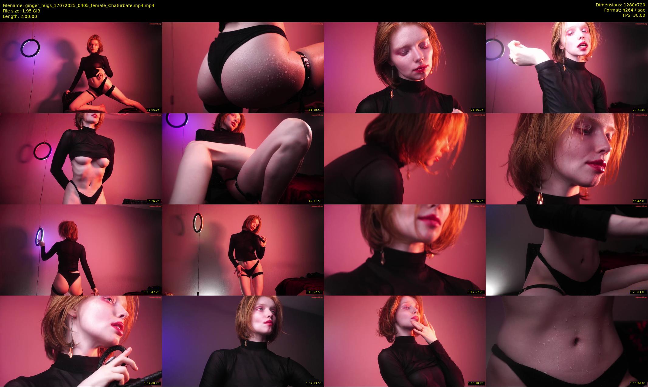 ginger_hugs — 120 minute Chaturbate female cam show recording, 720p, Jul 17, 2025
