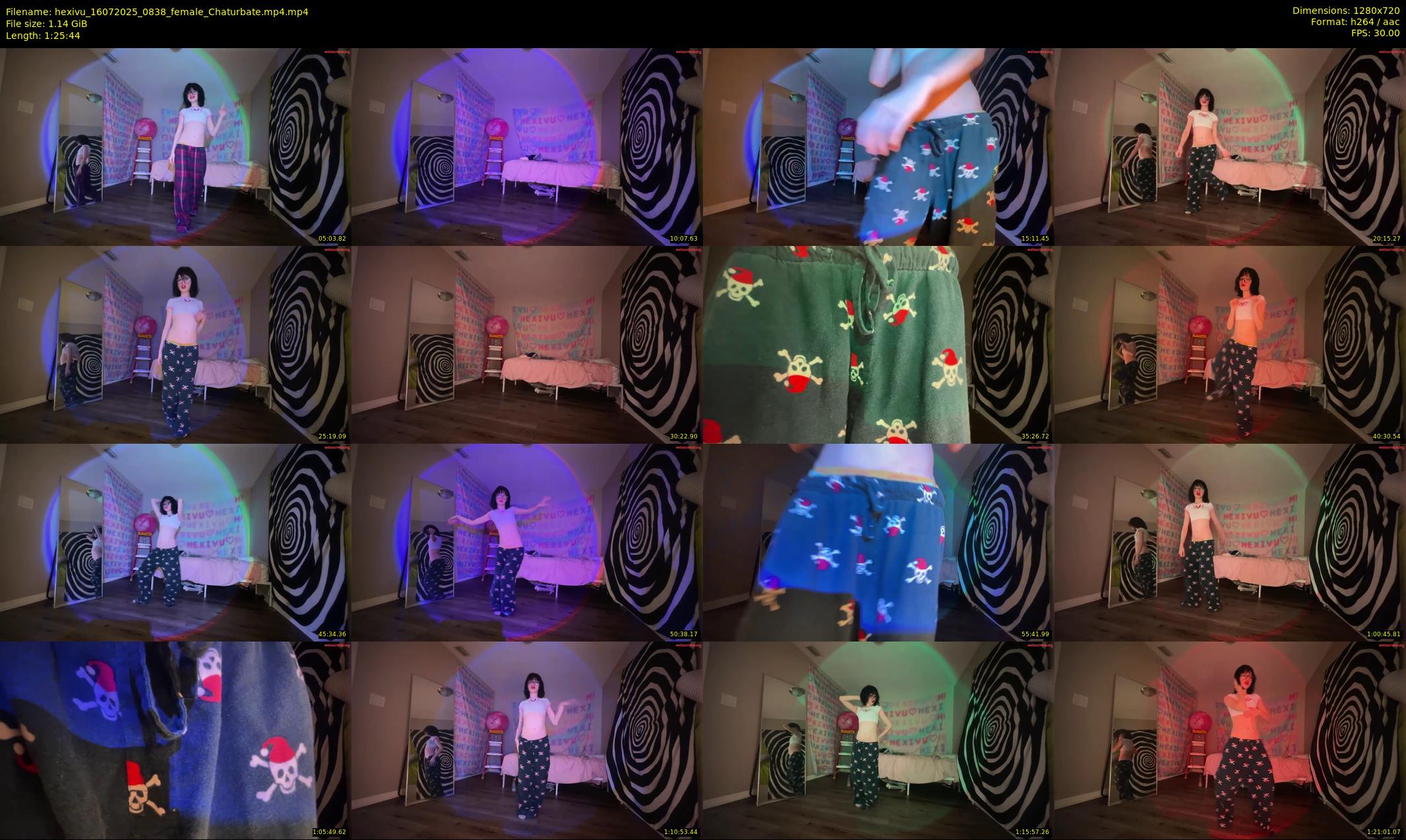 hexivu — 86 minute Chaturbate female cam show recording, 720p, Jul 16, 2025