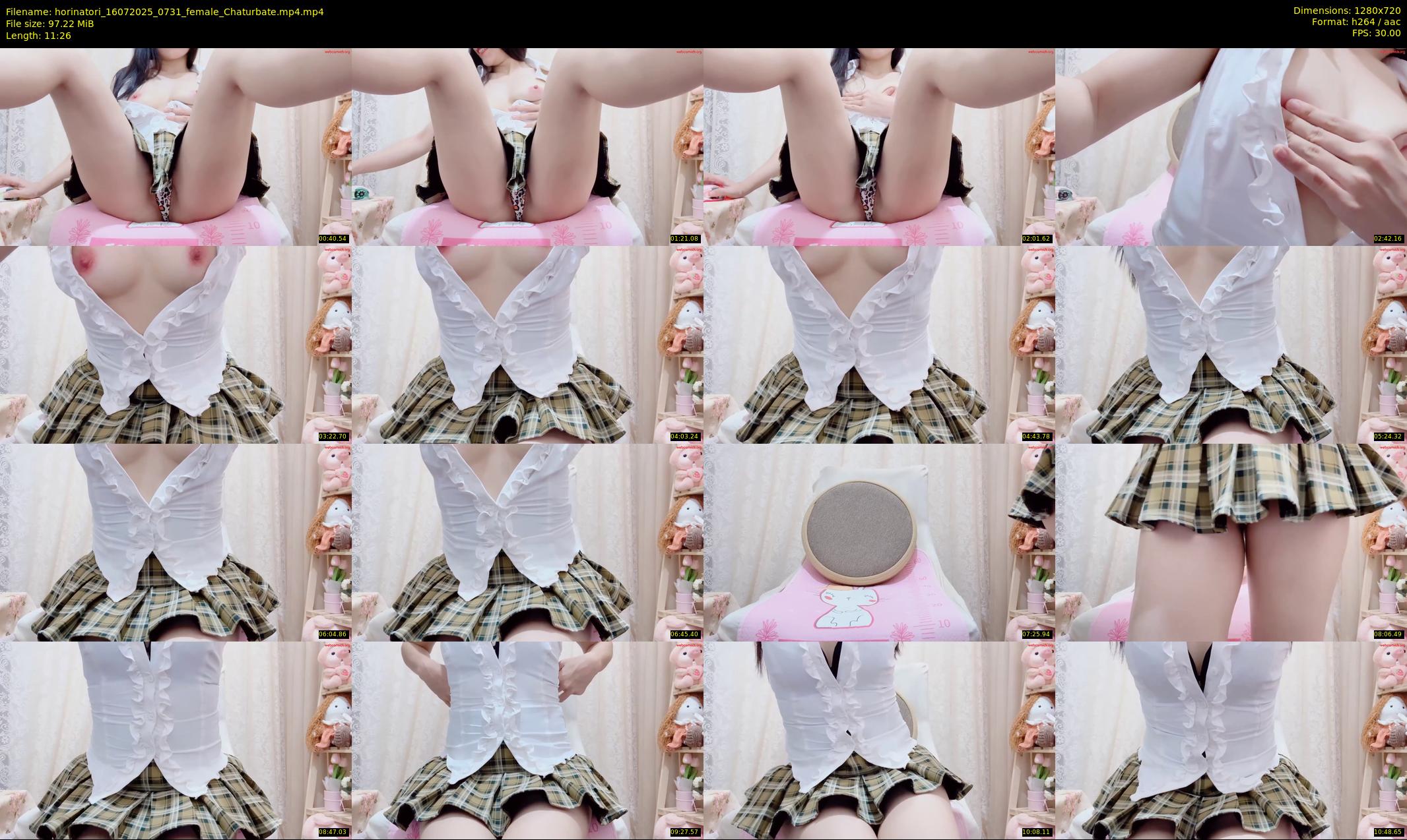horinatori — 12 minute Chaturbate female cam show recording, 720p, Jul 16, 2025
