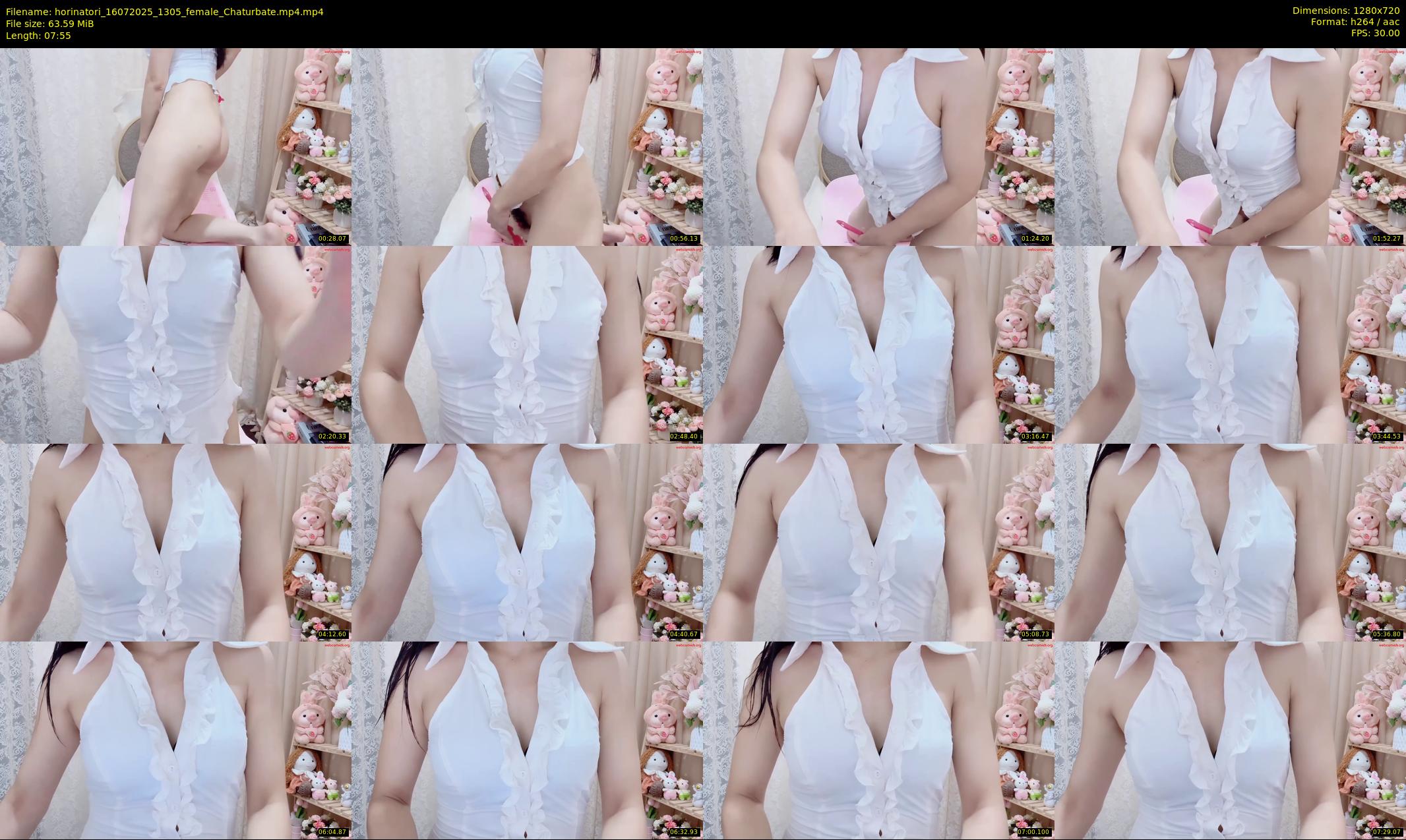 horinatori — 8 minute Chaturbate female cam show recording, 720p, Jul 16, 2025