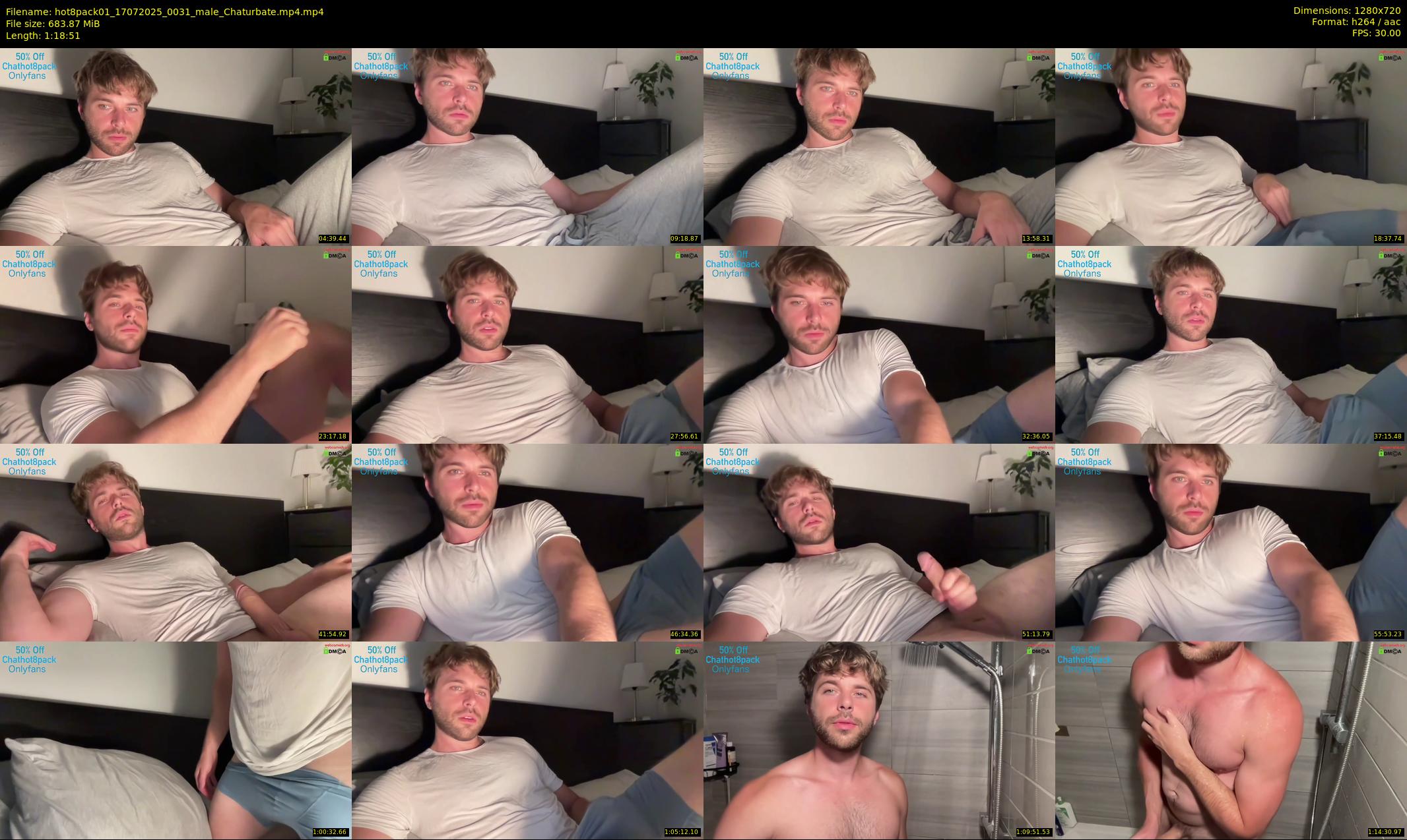 hot8pack01 — 79 minute Chaturbate male cam show recording, 720p, Jul 17, 2025