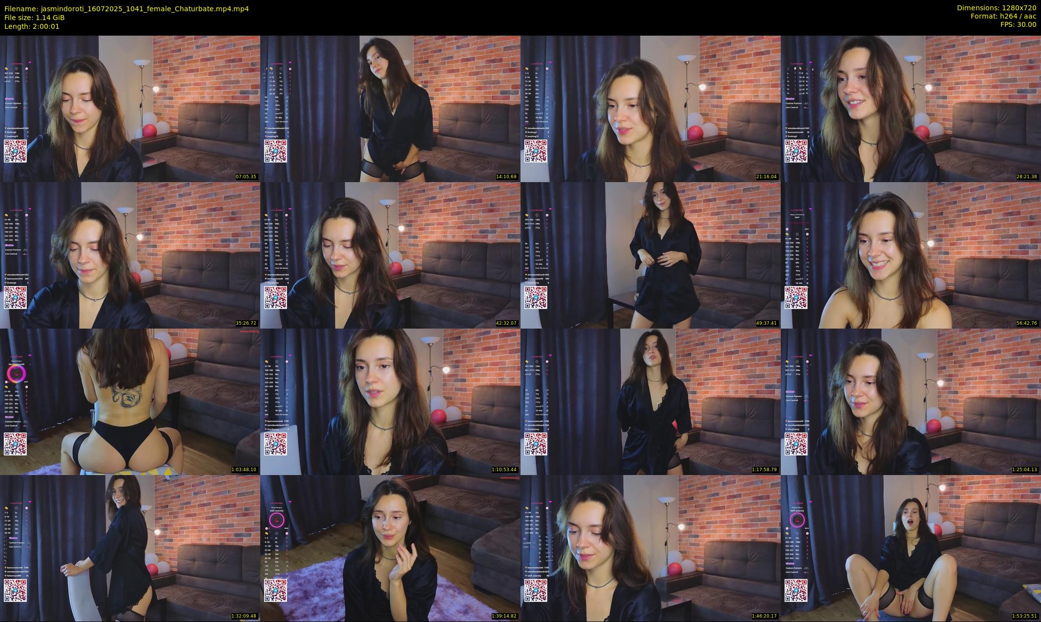 jasmindoroti — 121 minute Chaturbate female cam show recording, 720p, Jul 16, 2025