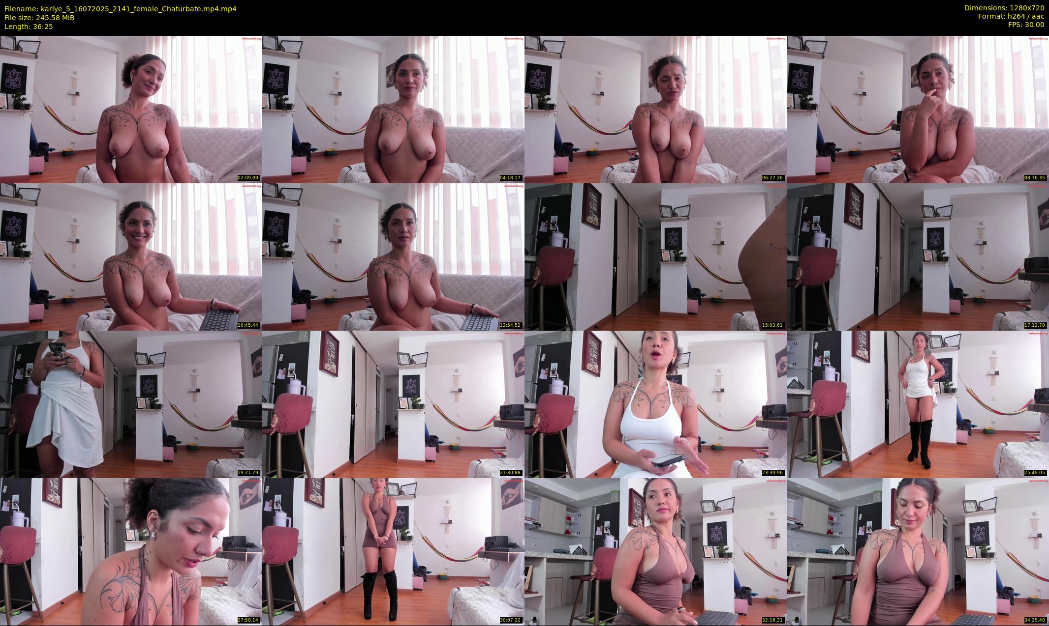 karlye_5 — 37 minute Chaturbate female cam show recording, 720p, Jul 16, 2025