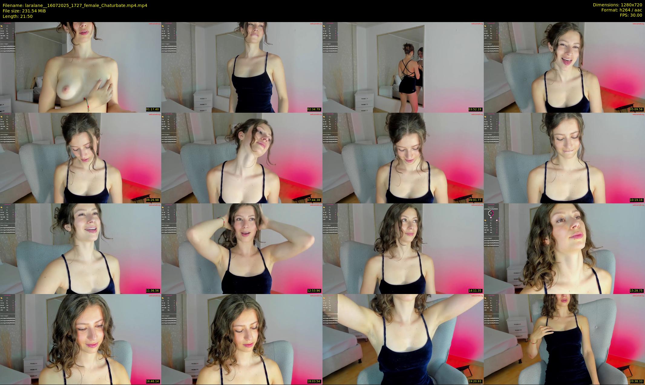 laralane_ — 22 minute Chaturbate female cam show recording, 720p, Jul 16, 2025