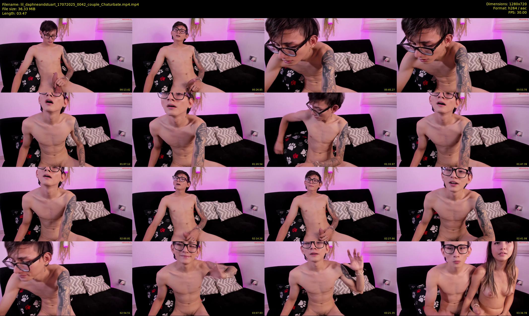 lil_daphneandstuart — 4 minute Chaturbate couple cam show recording, 720p, Jul 17, 2025
