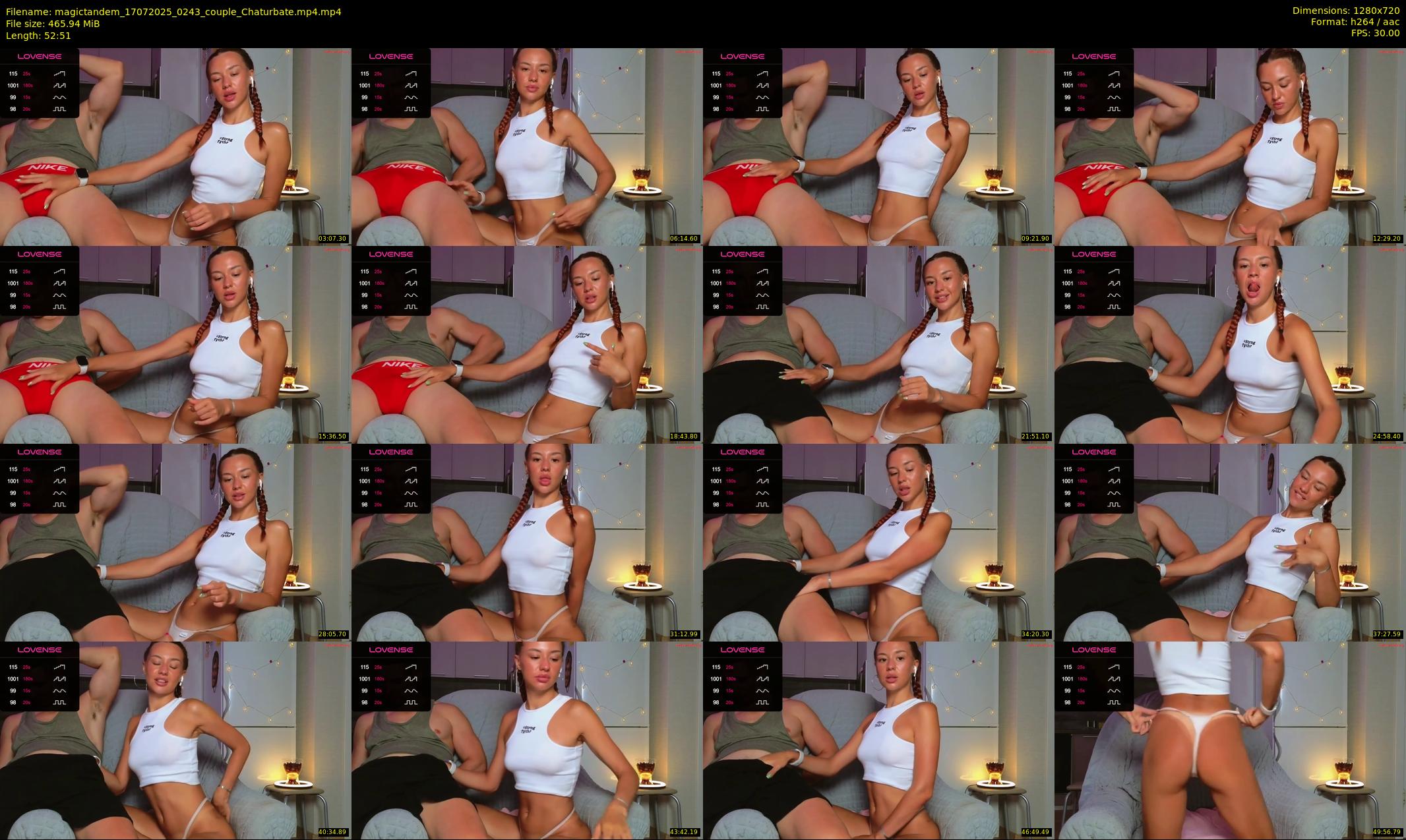 magictandem — 53 minute Chaturbate couple cam show recording, 720p, Jul 17, 2025