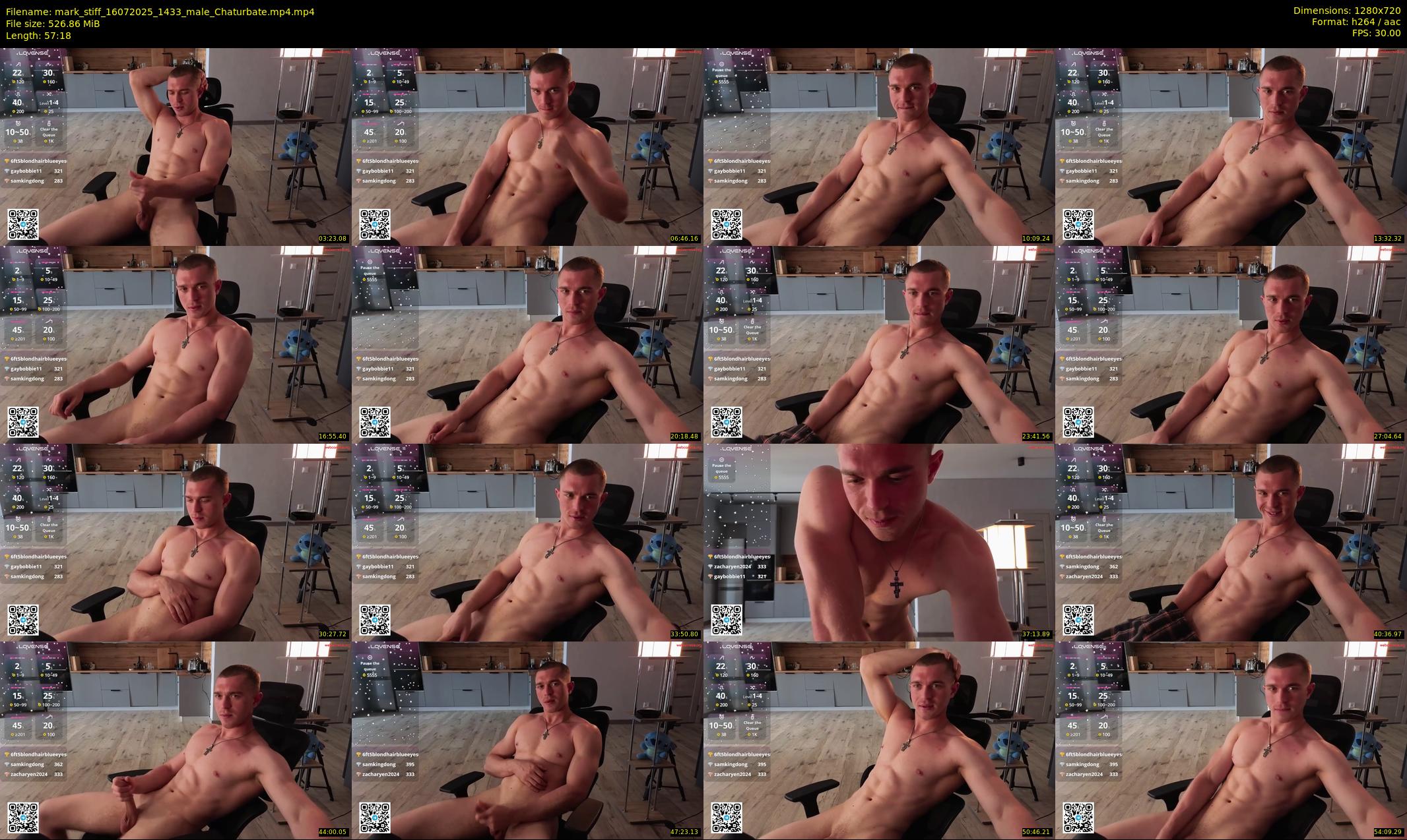 mark_stiff — 58 minute Chaturbate male cam show recording, 720p, Jul 16, 2025