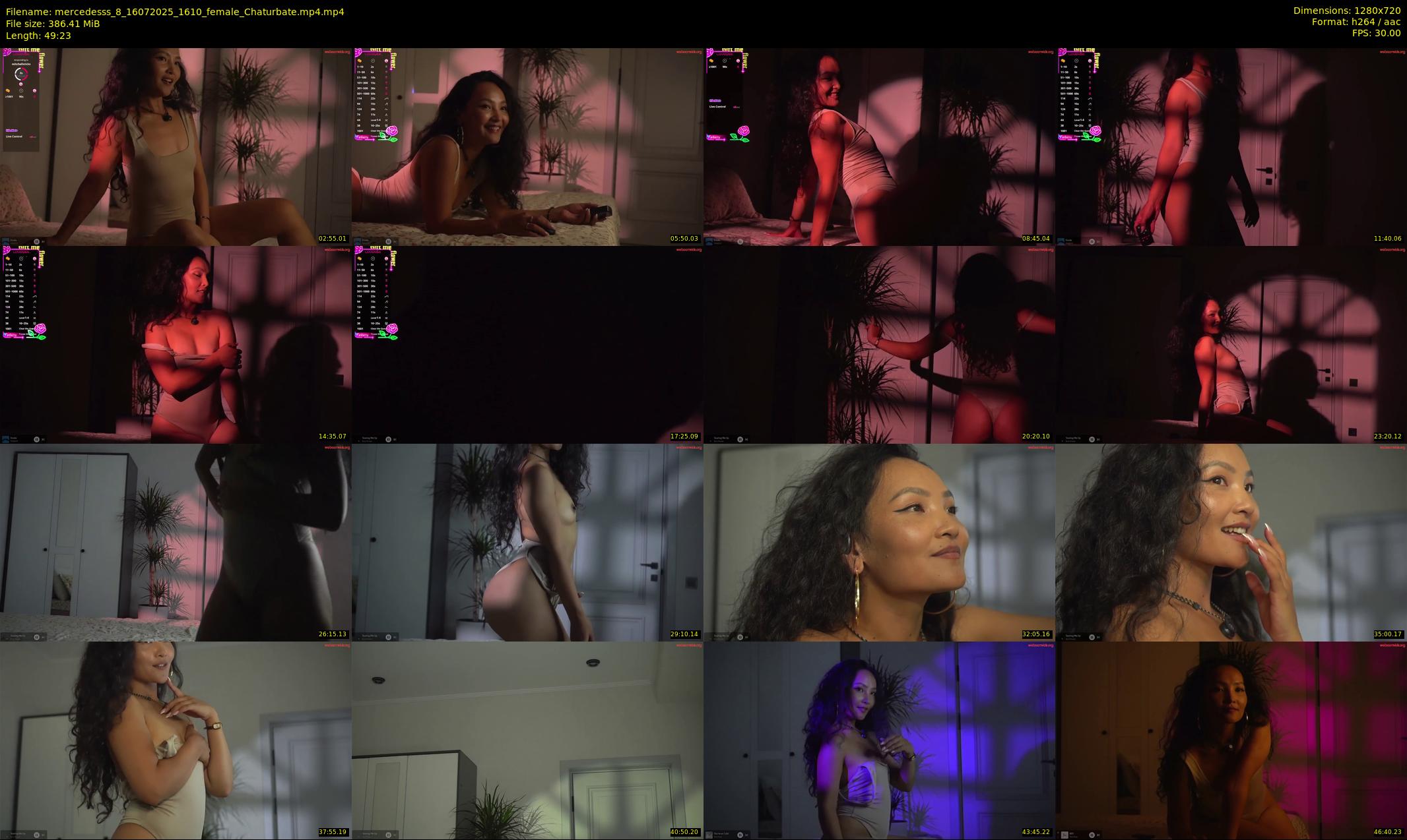 mercedesss_8 — 50 minute Chaturbate female cam show recording, 720p, Jul 16, 2025