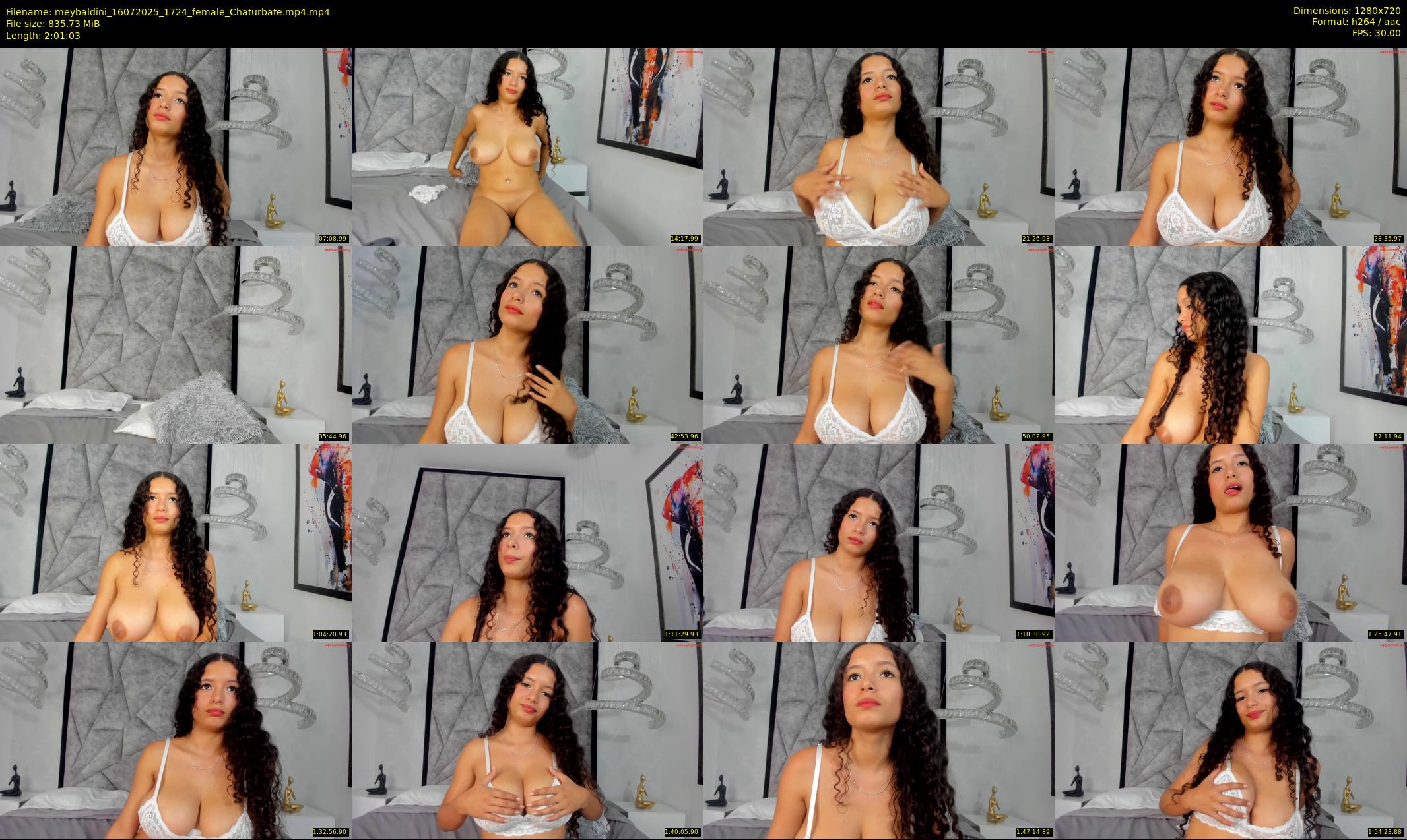 meybaldini — 122 minute Chaturbate female cam show recording, 720p, Jul 16, 2025