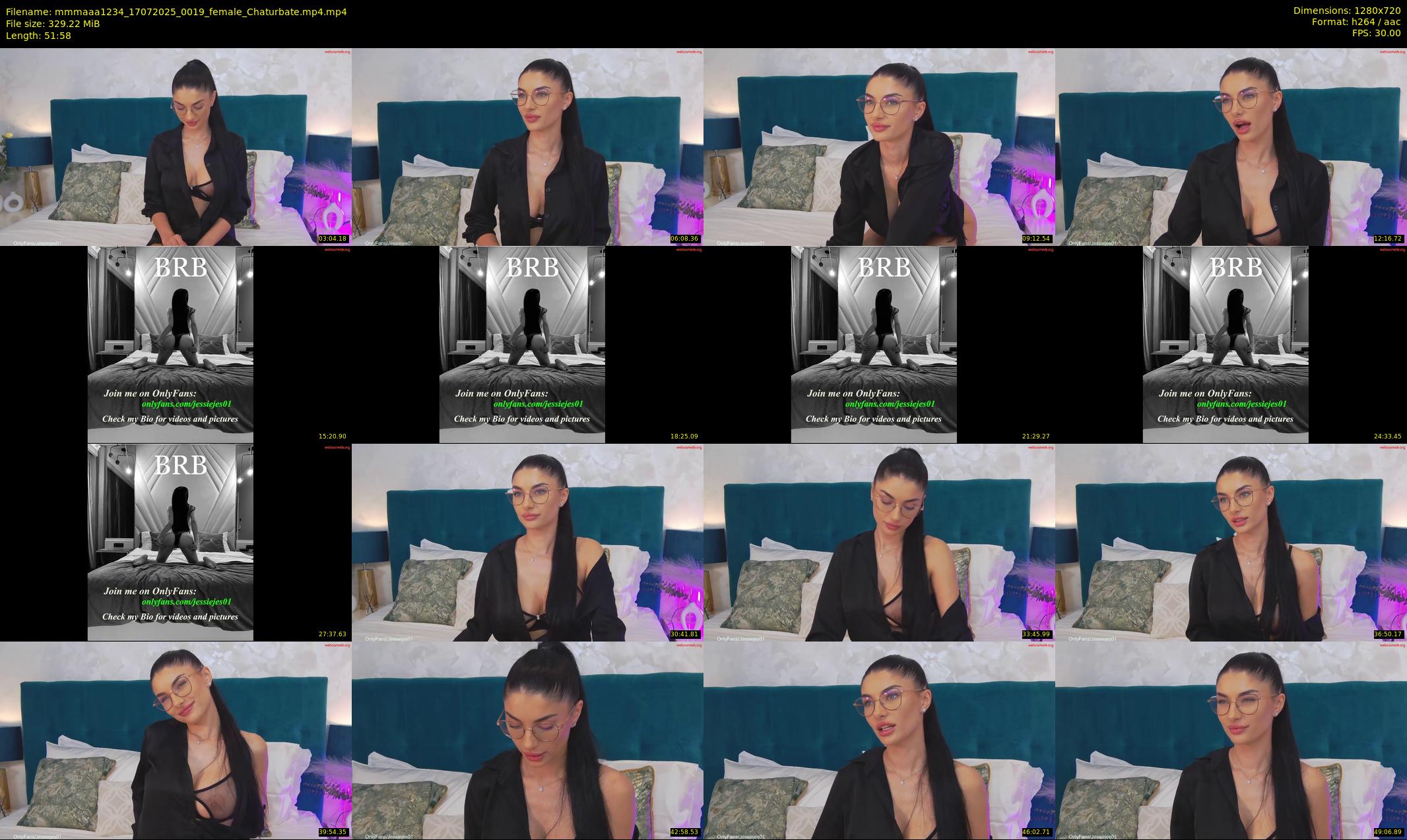 mmmaaa1234 — 52 minute Chaturbate female cam show recording, 720p, Jul 17, 2025