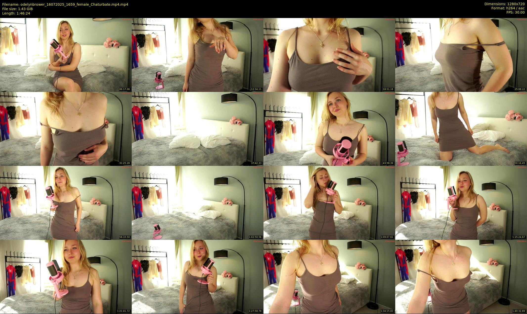 odelynbrower — 107 minute Chaturbate female cam show recording, 720p, Jul 16, 2025
