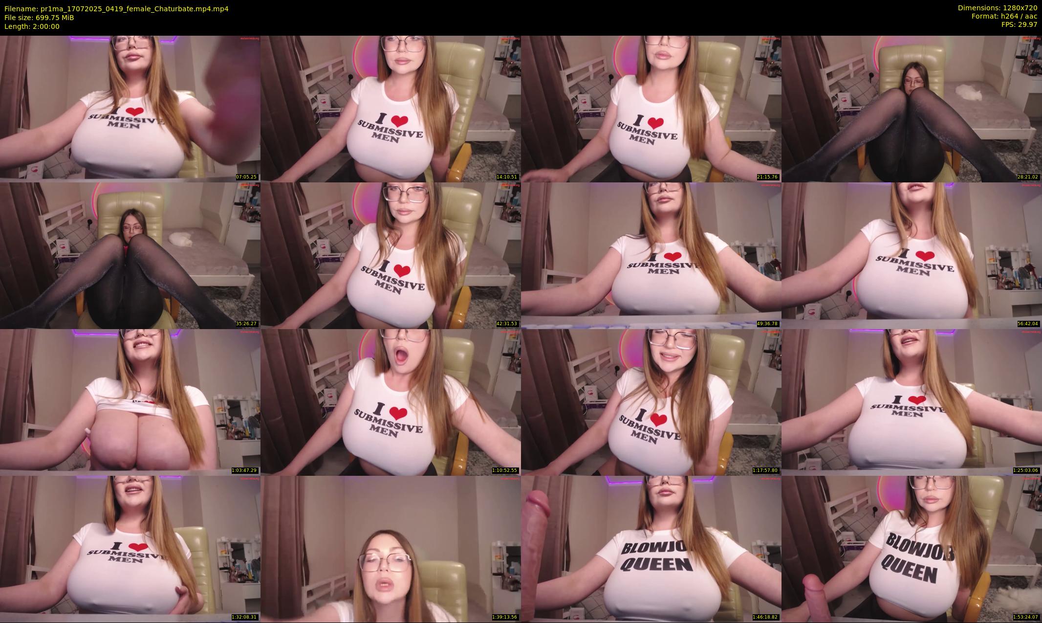 pr1ma — 120 minute Chaturbate female cam show recording, 720p, Jul 17, 2025