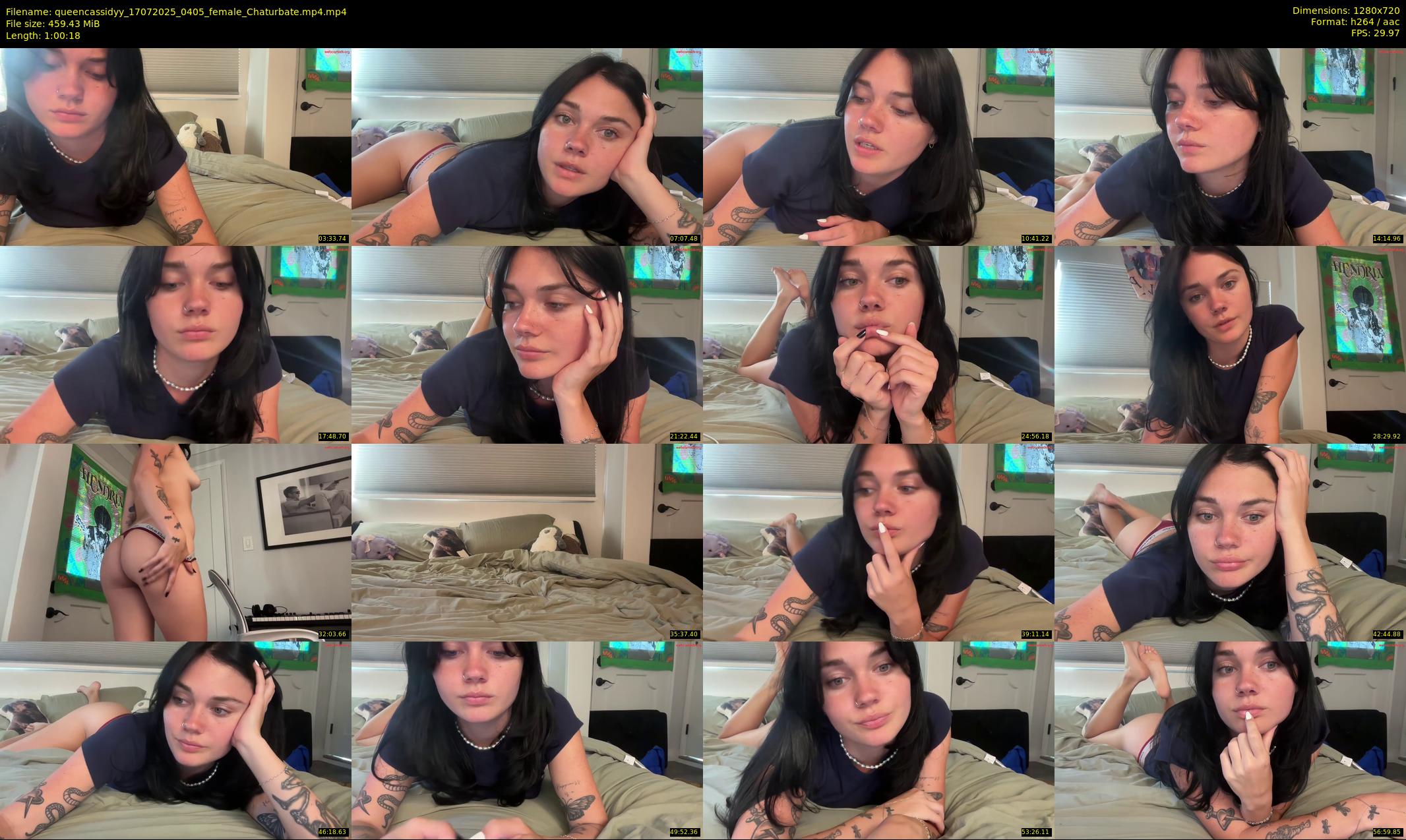 queencassidyy — 61 minute Chaturbate female cam show recording, 720p, Jul 17, 2025