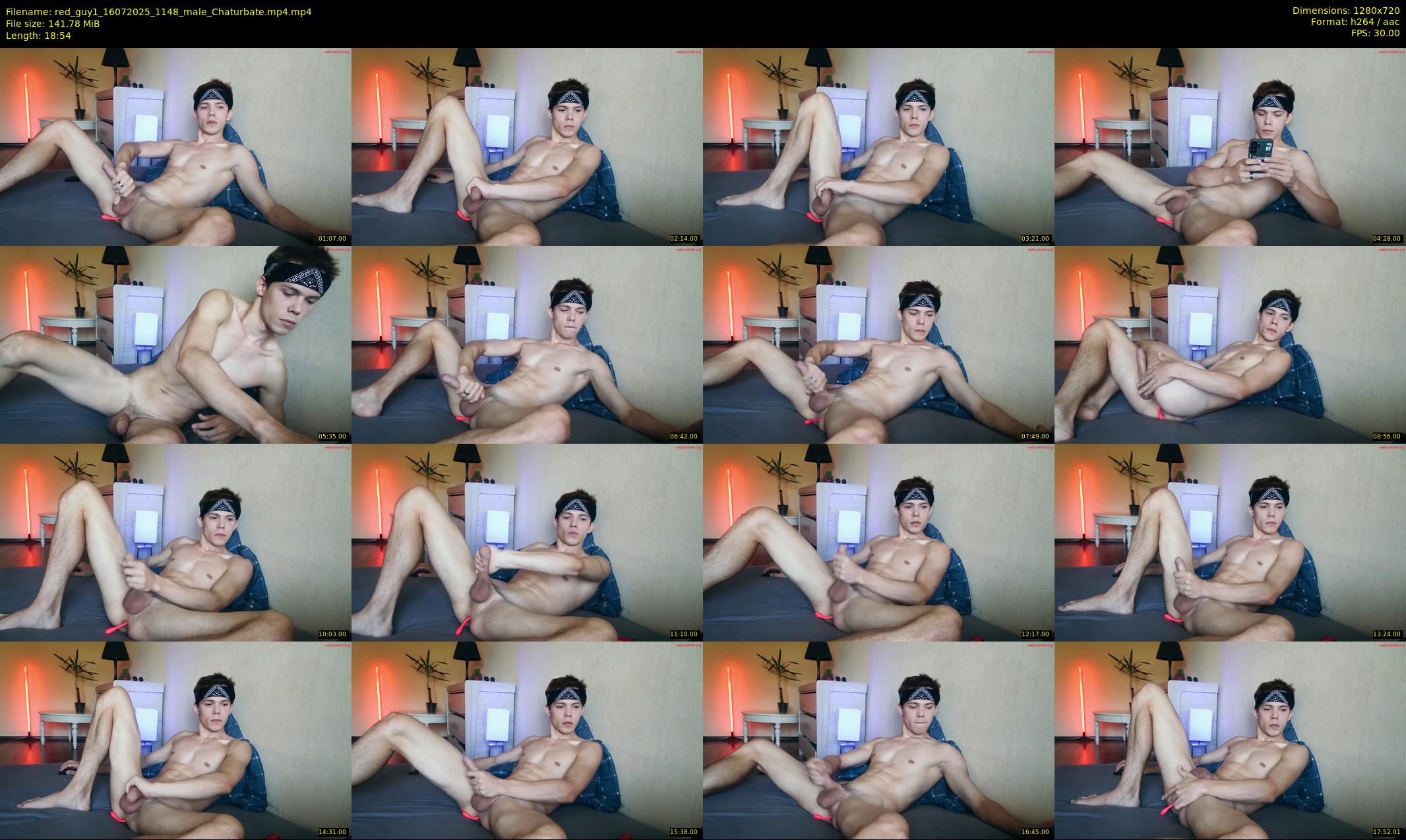 red_guy1 — 19 minute Chaturbate male cam show recording, 720p, Jul 16, 2025