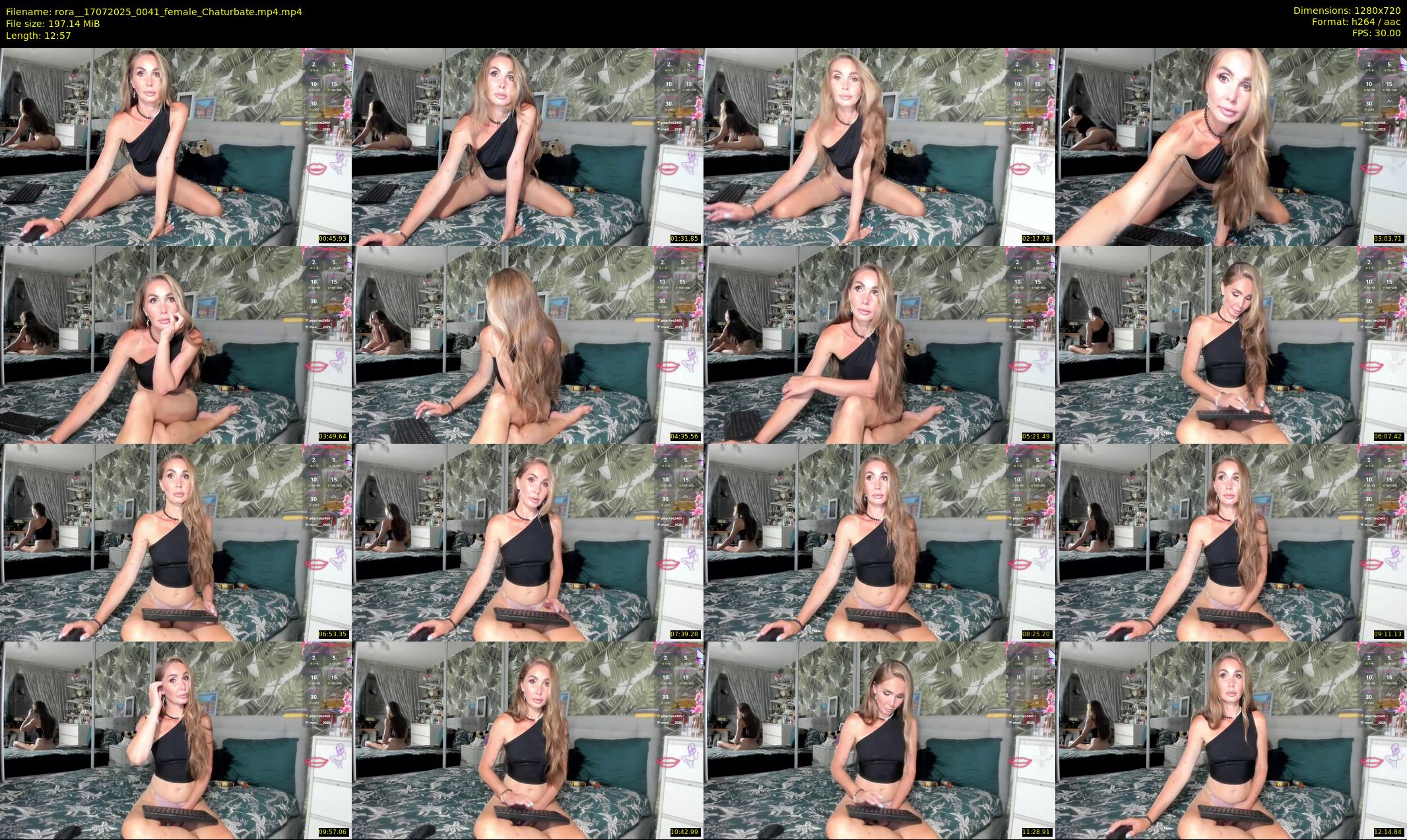 rora_ — 13 minute Chaturbate female cam show recording, 720p, Jul 17, 2025