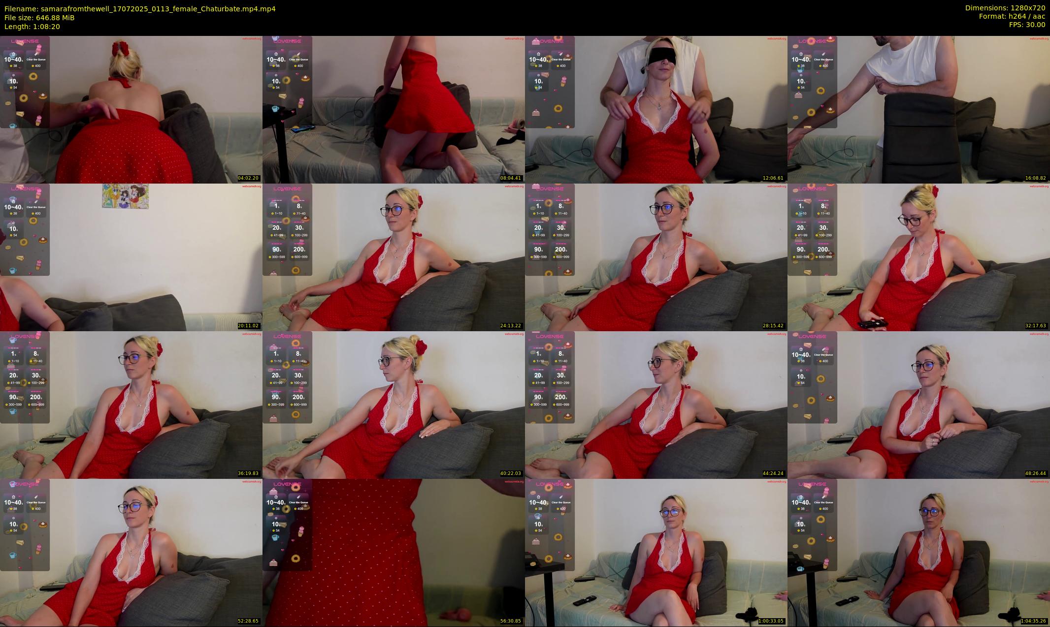 samarafromthewell — 69 minute Chaturbate female cam show recording, 720p, Jul 17, 2025