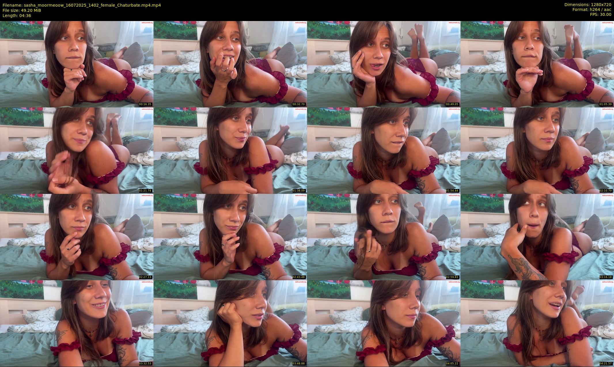 sasha_moormeoow — 5 minute Chaturbate female cam show recording, 720p, Jul 16, 2025