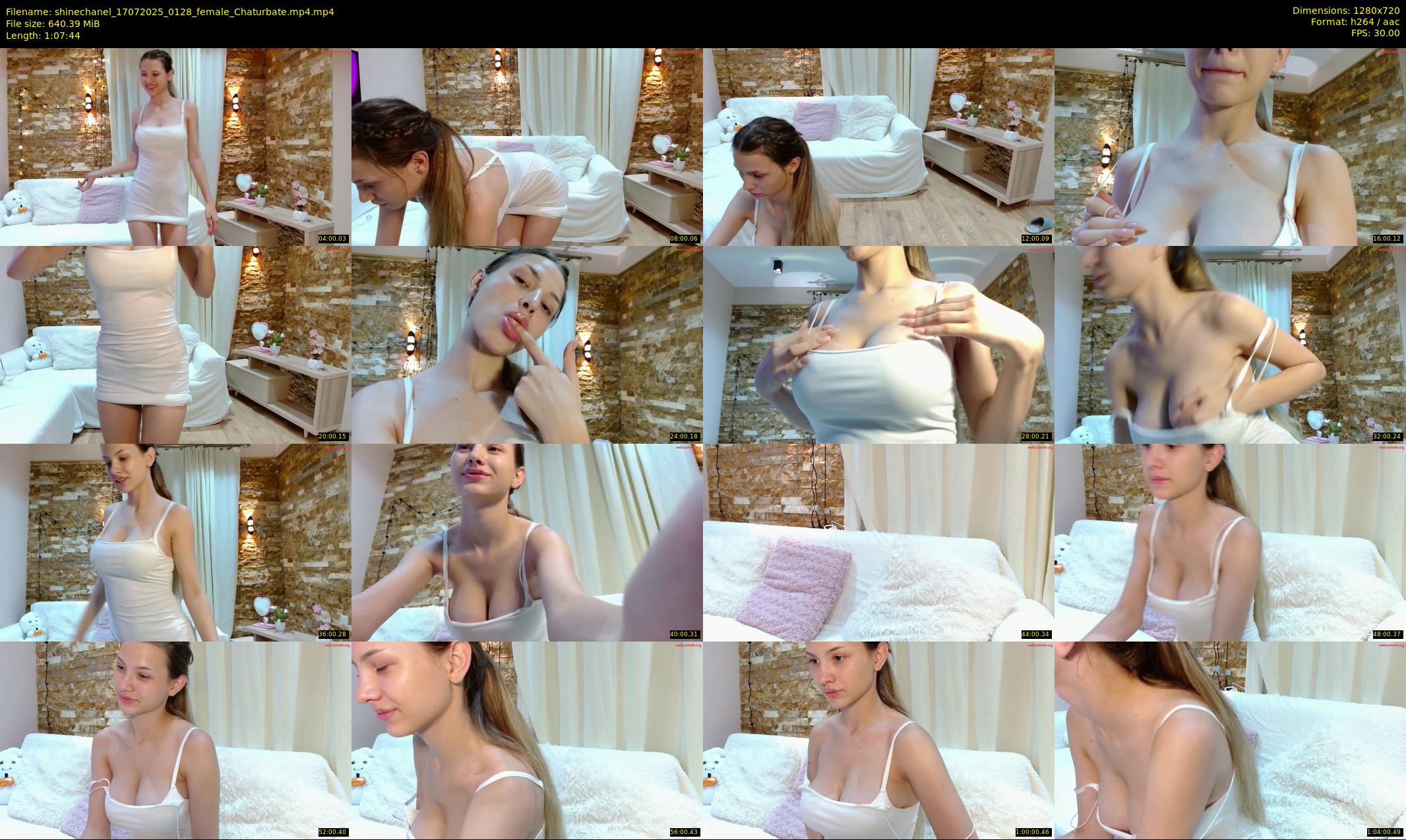 shinechanel — 68 minute Chaturbate female cam show recording, 720p, Jul 17, 2025